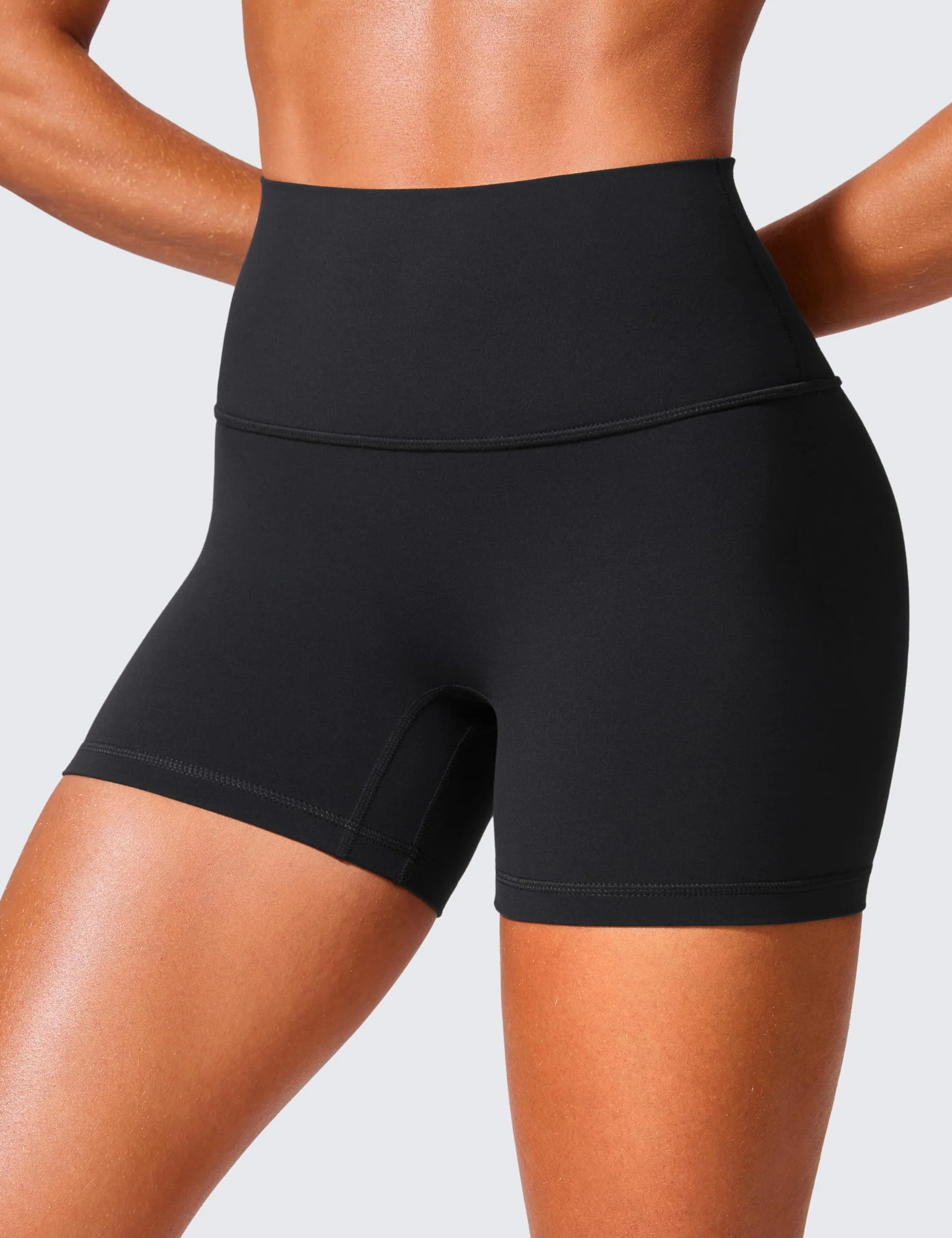 CRZ YOGA Butterlift Short Femmes Taille Haute 10cm 15cm