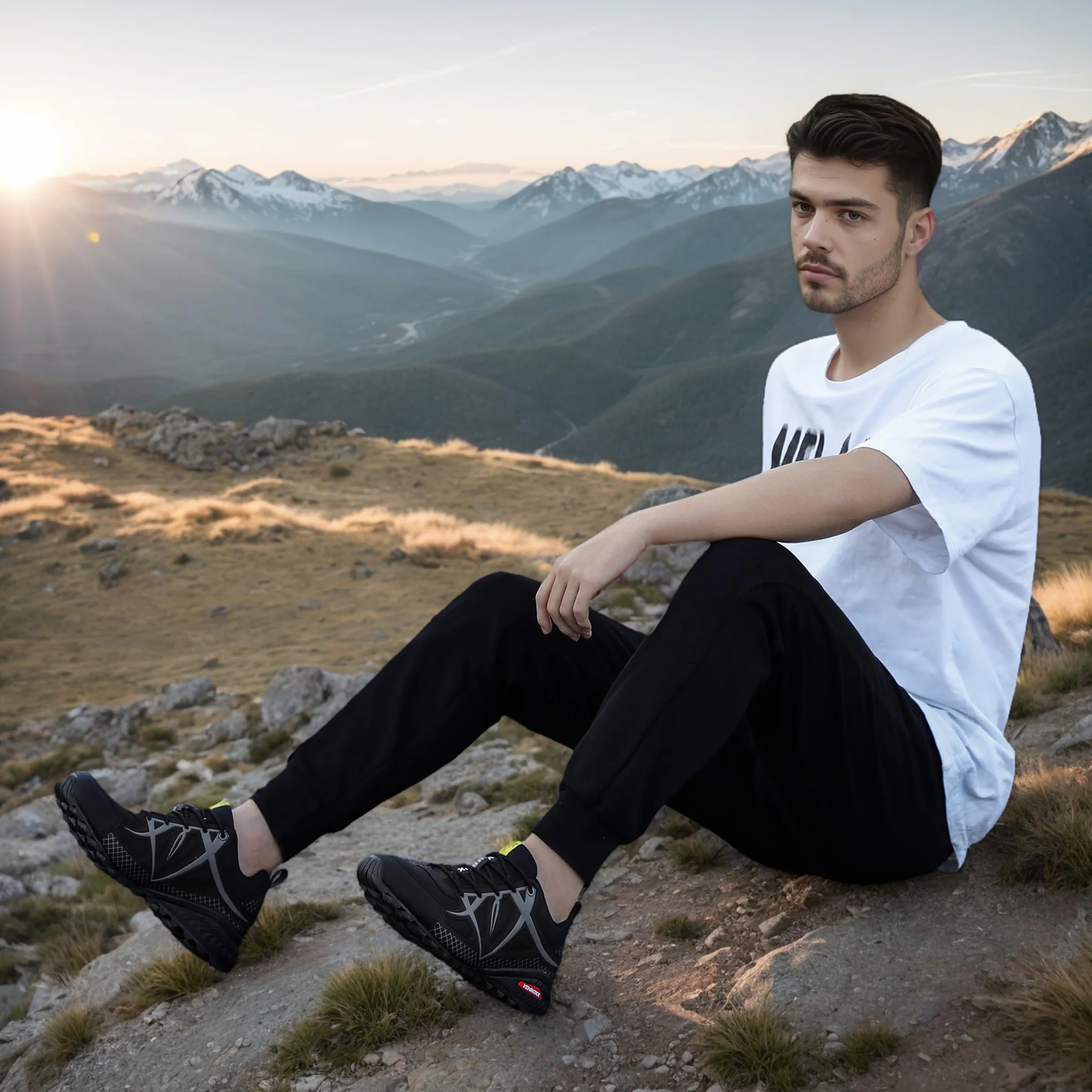 Chaussures Trail Homme Légères Respirantes Antidérapantes de Randonnée Outdoor Trekking