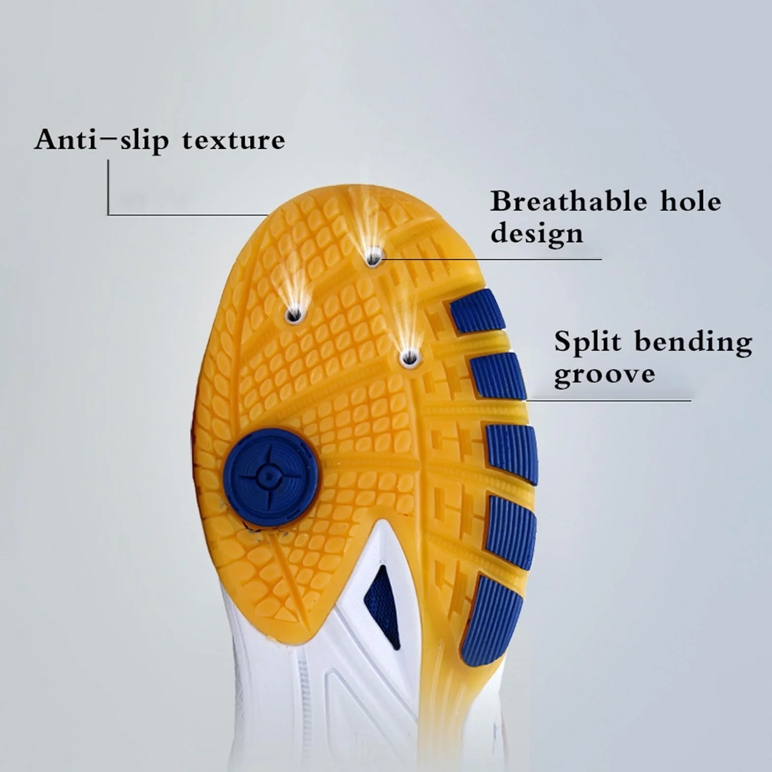 Chaussures de Badminton Tennis de Table Squash Anti-Dérapantes Légères Hommes Femmes