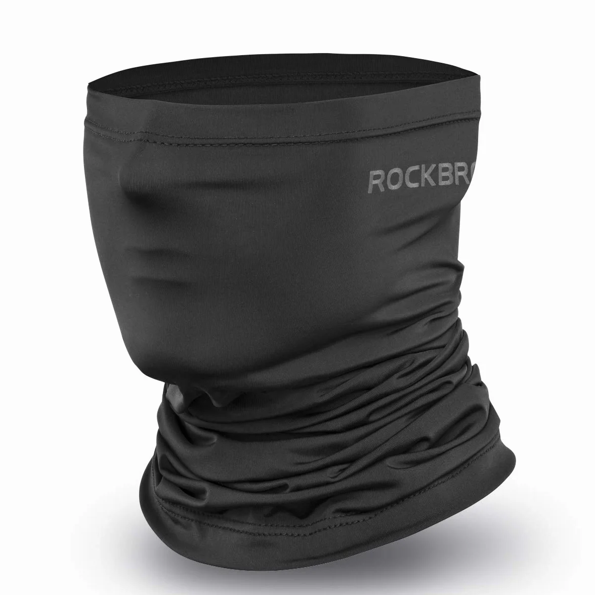 ROCKBROS Cache Cou Été en Soie Glace Cool Tour de Cou Frais Respirant Anti-UV Foulard Élastique Facekini Séchage Rapide pour Sport Plein Air