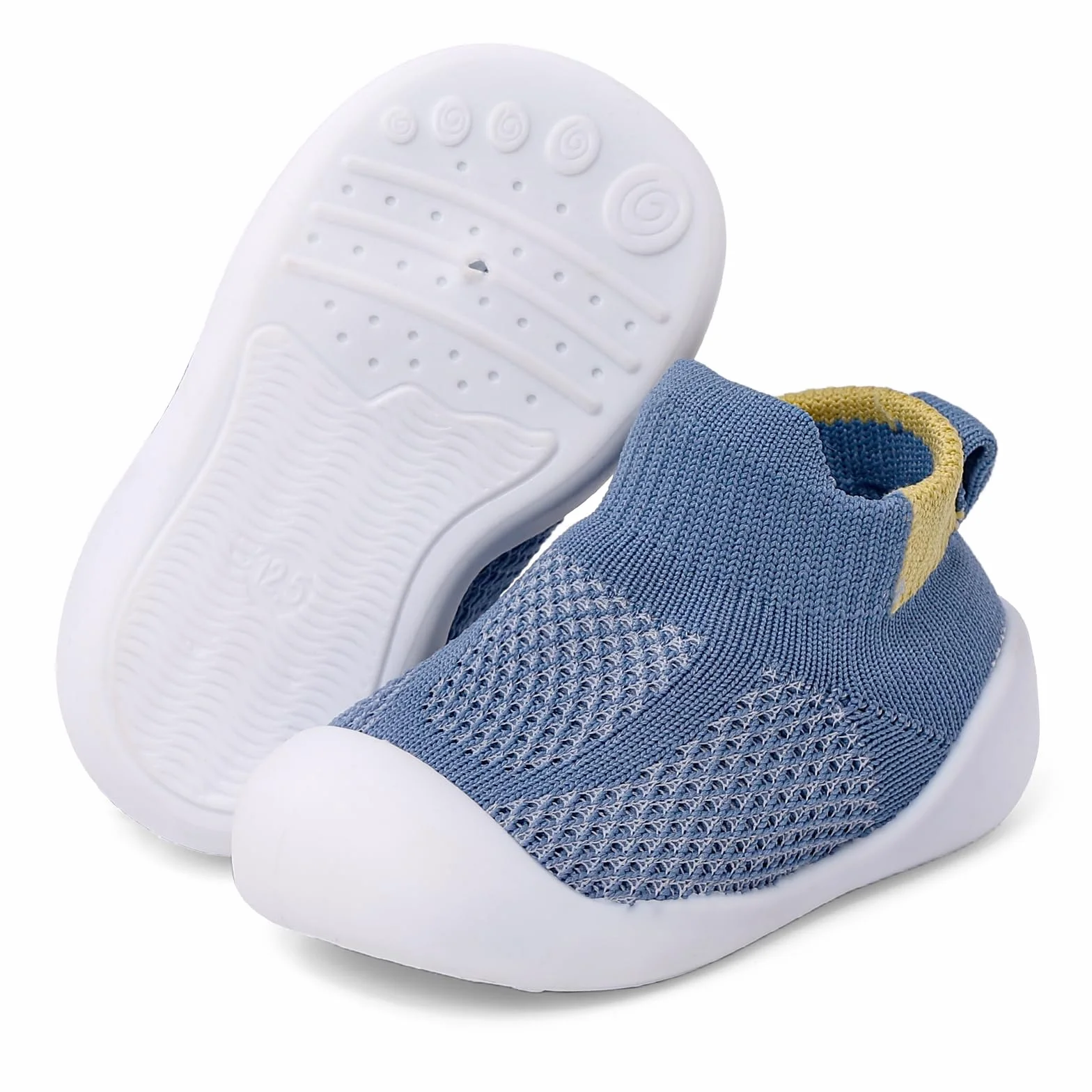 LACOFIA Chaussons Bébé Garçons Filles Respirants Antidérapante Semelle Souple Caoutchouc 6~30 Mois