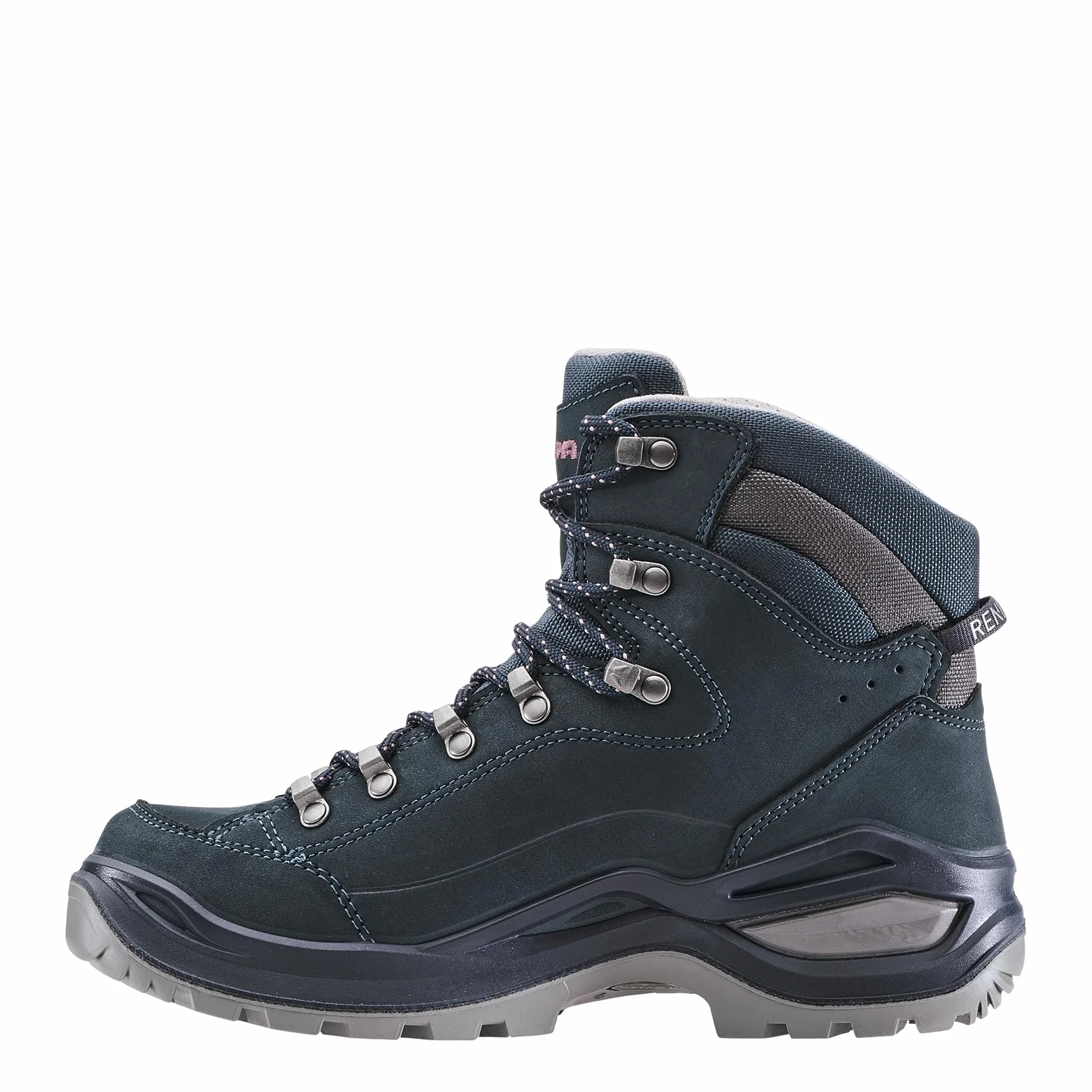 LOWA Renegade EVO GTX MID Ws - Chaussures de sport pour femmes - Bleu acier/vieux rose