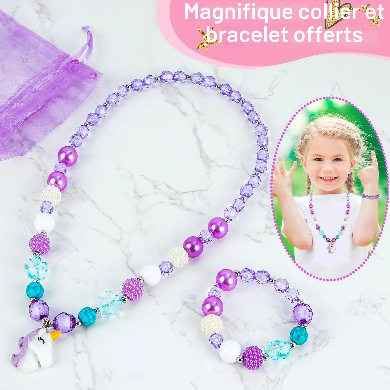Boîte à bijoux musicaux avec tiroir et ballet rotatif pour enfants filles