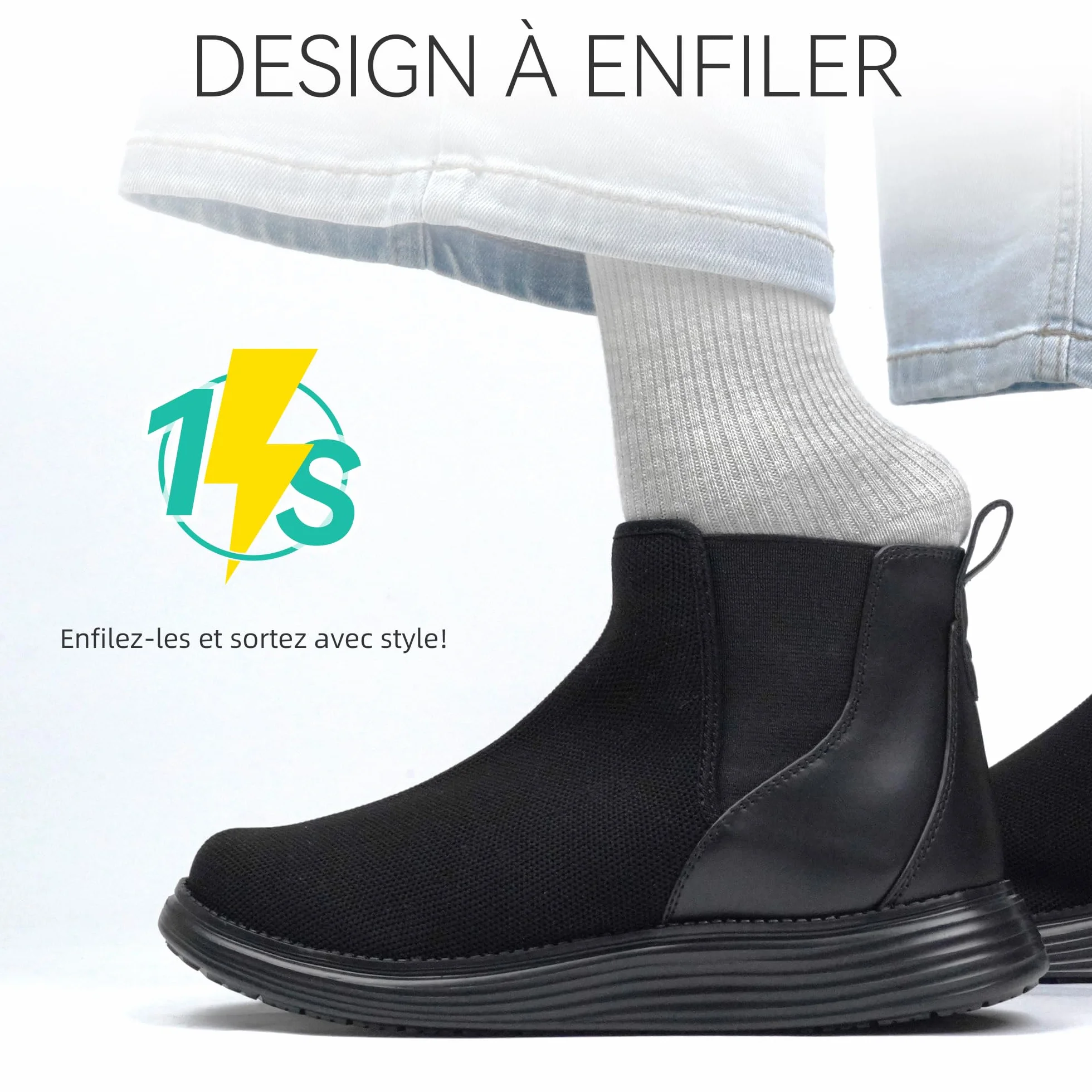 Femme imperméables Chelsea Bottes Cheville Orthopédiques Bottines Confort