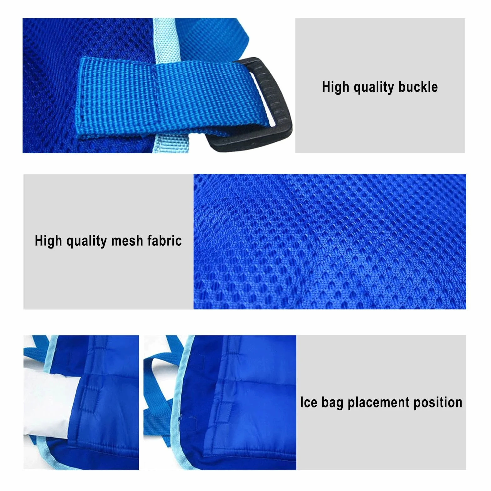 Gilet Rafraîchissant d'Été Glace Froi - Vêtement Refroidissant Respirant avec Protection Haute Température pour Sports Plein Air