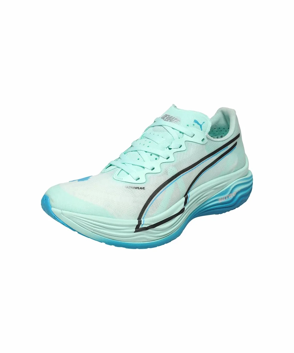 Puma Deviate Nitro Elite 3 Chaussure De Compétition Chaussures De Running Mint Melt-Speed Blue