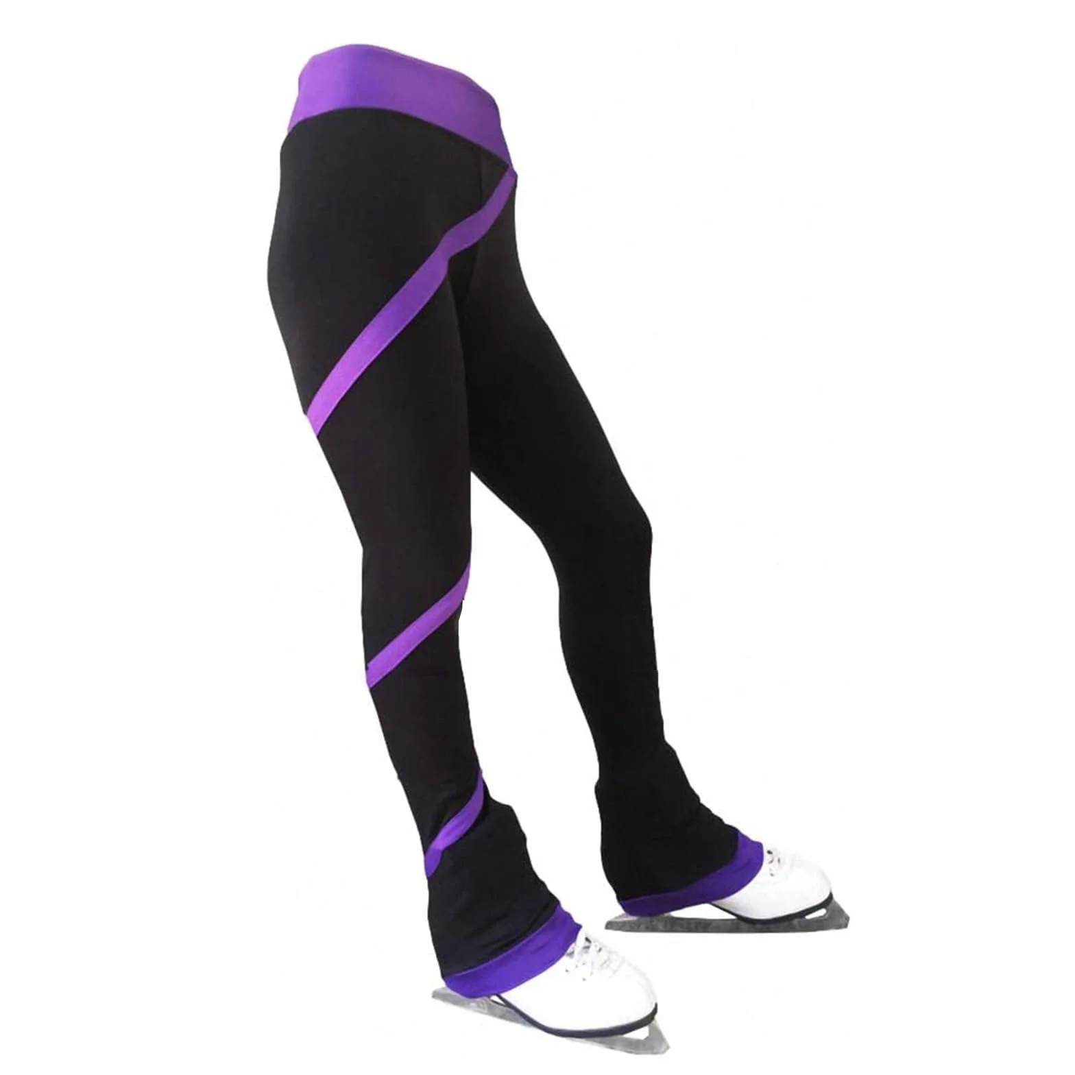 Pantalon de Patinage Artistique Fille Velours LIUHUO