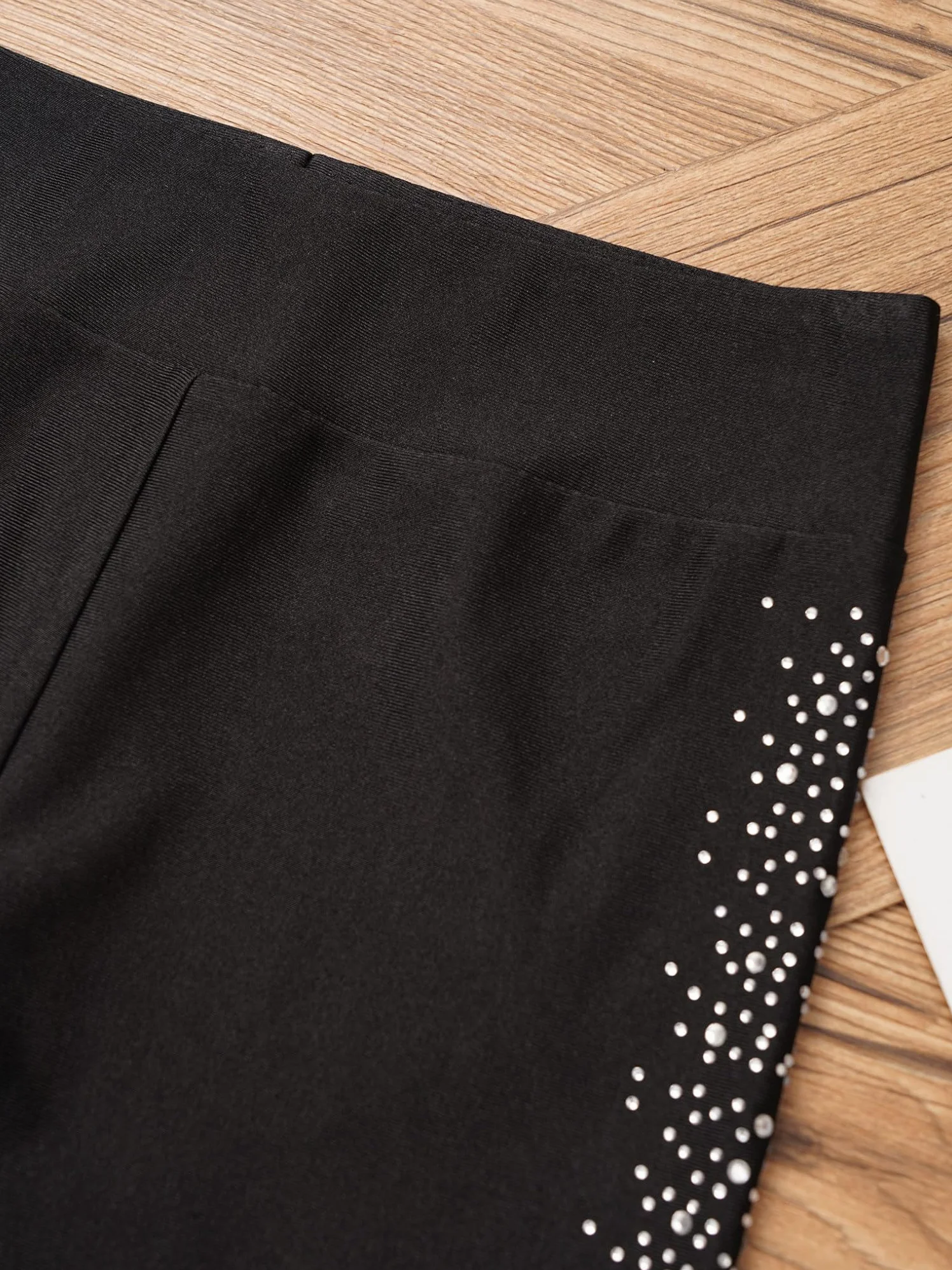 Pantalon Patinage Artistique Brillant Strass Fille 5-16 Ans