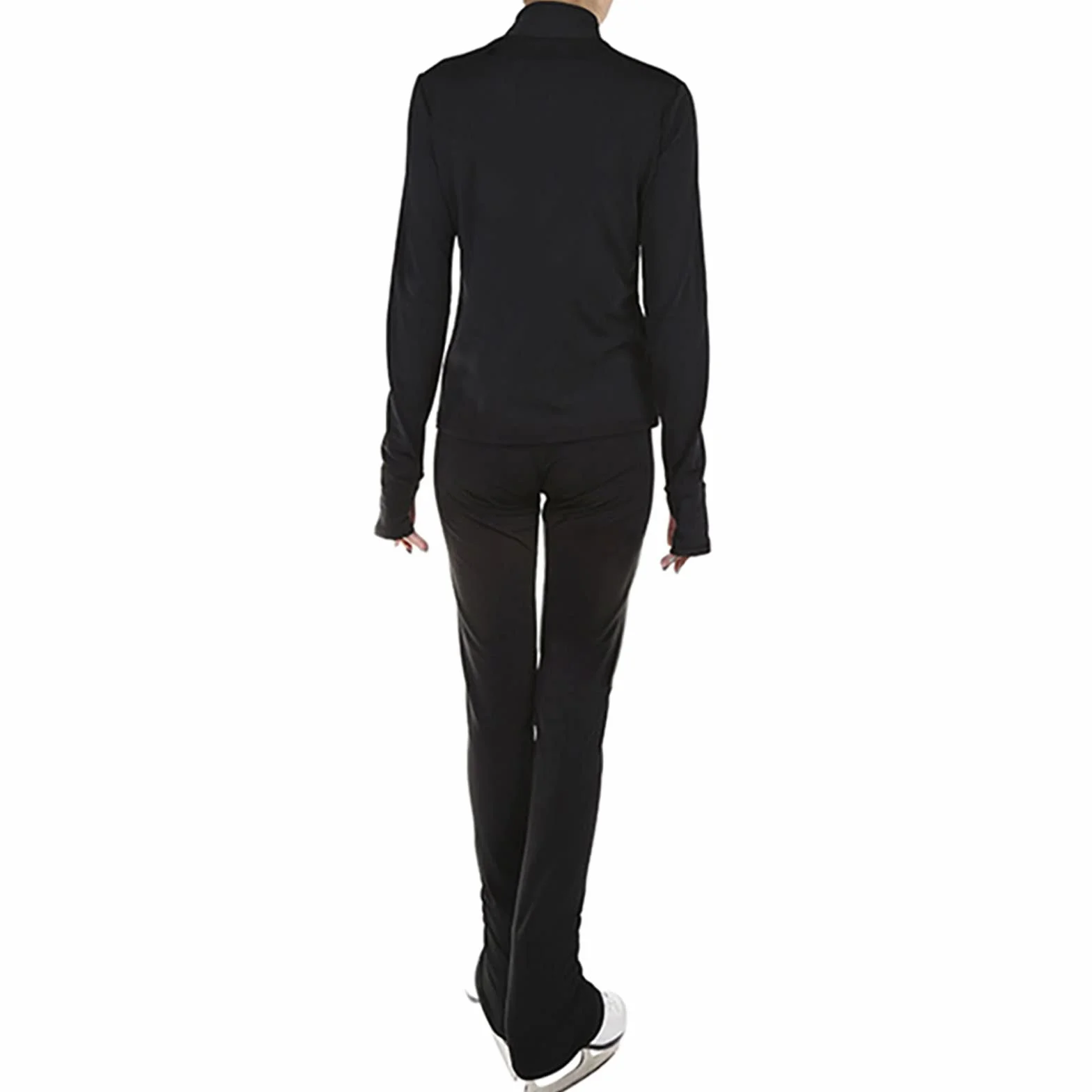 Songyi Ensembles Pantalons et Vestes De Patinage Artistique Femmes Filles Combinaisons de Ski Vêtements Entraînement Tenues de Patinage sur Glace