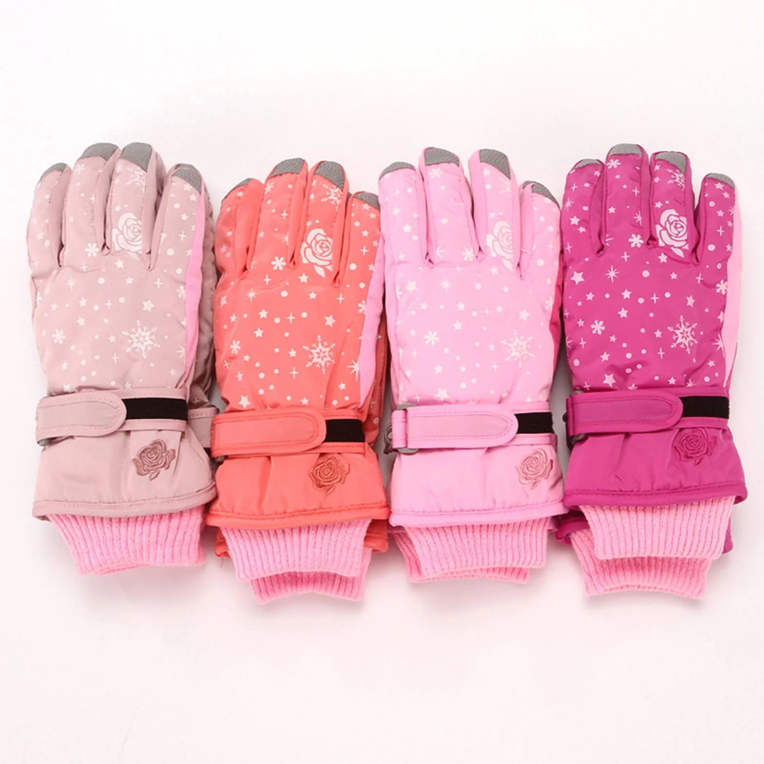 Generisch Gants Enfants Hiver Imperméable Chaud Polaire Ski Neige 6-11 Ans