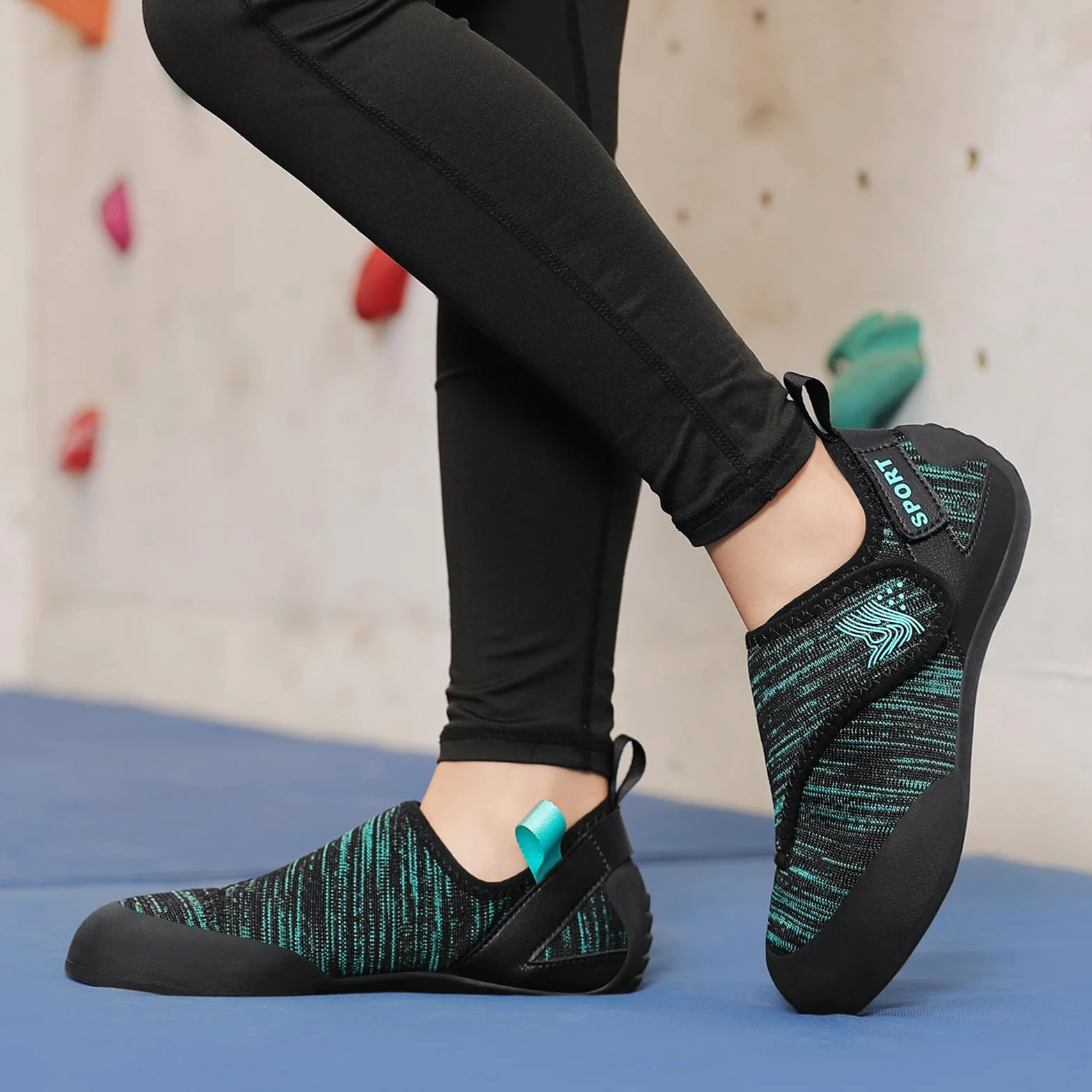 Chaussures d'escalade Femme Légères pour Débutants Enfant Salle