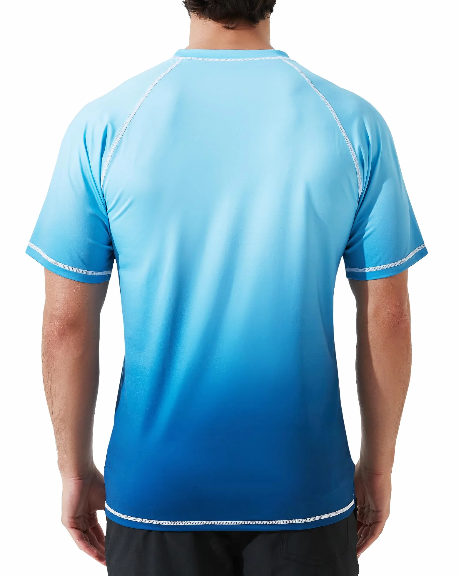 Arcweg Rashguard Homme Manches Courtes Anti-UV UPF 50+ T-Shirt Léger pour Surf Natation