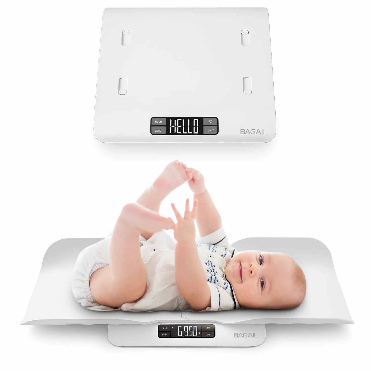 BAGAIL Pèse-bébé Balance pour Enfants 30kg