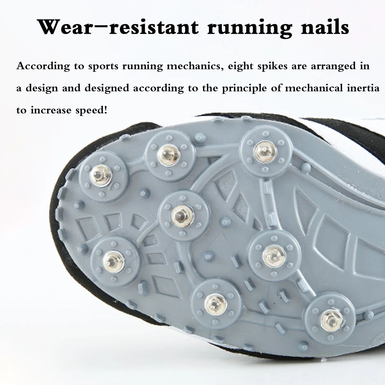 Chaussure d'Athlétisme à Pointes de Course Mixte Spike Respirante Léger