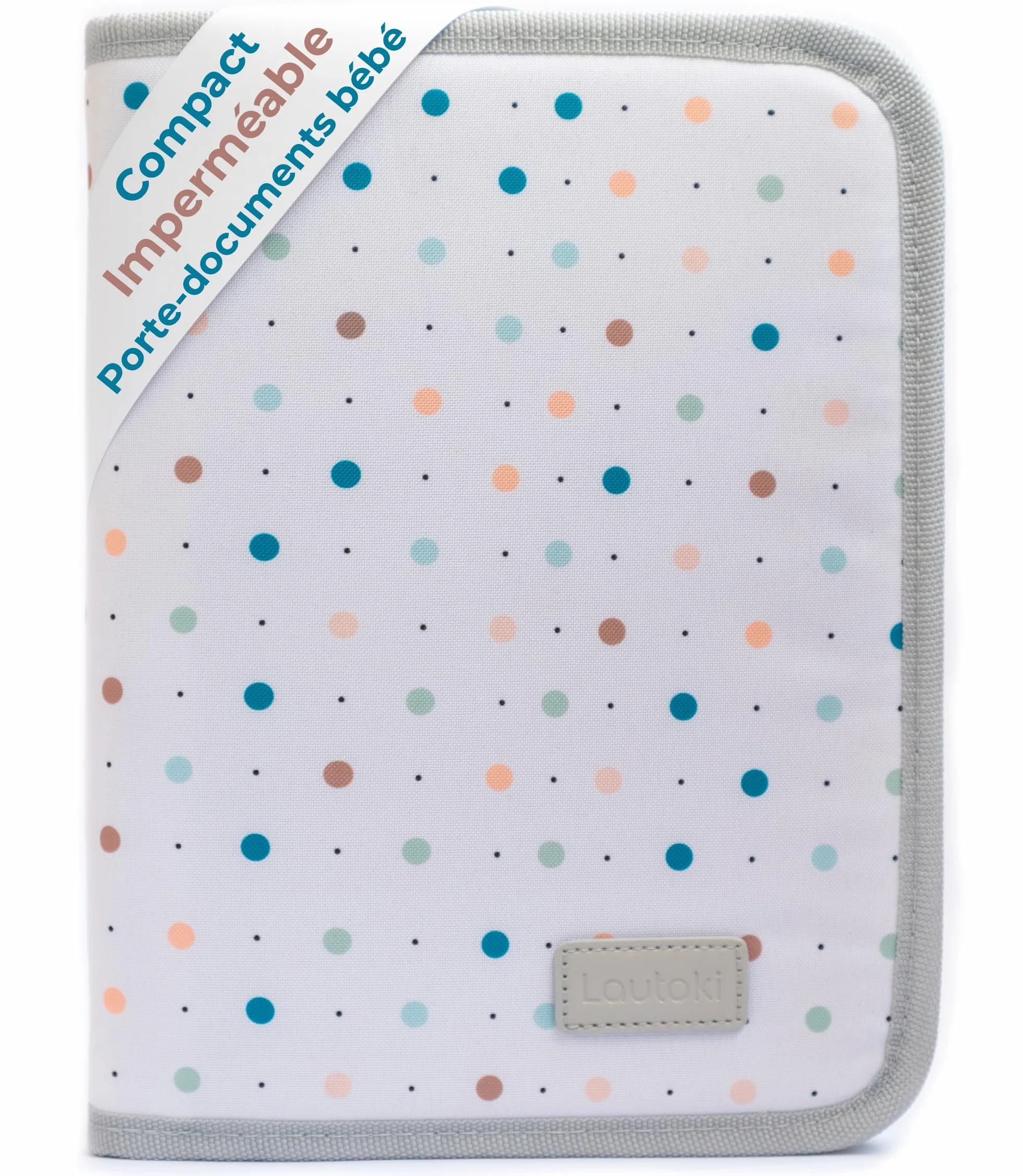 Protège carnet de santé bébé 25x19,5x3 cm imperméable coffret naissance