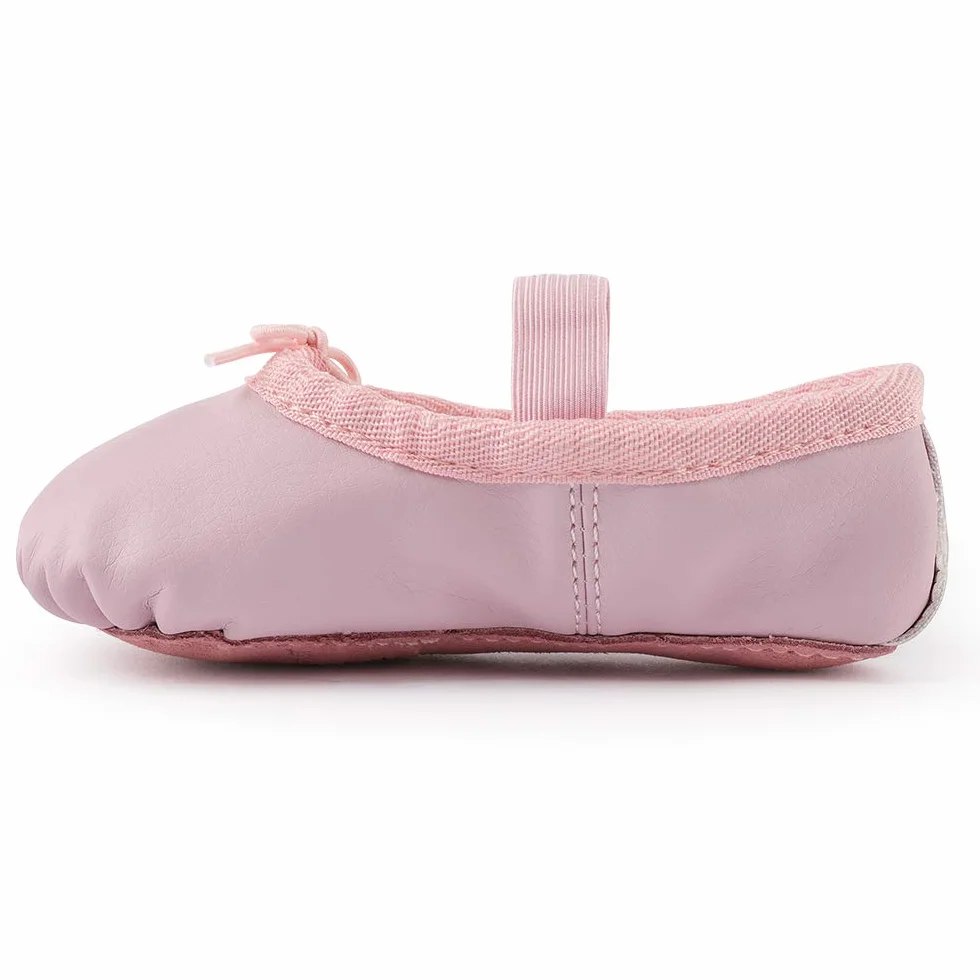 Bezioner Chaussures de Danse Cuir Demi Pointe Pantoufle de Ballet Ballerine pour Enfants Femme