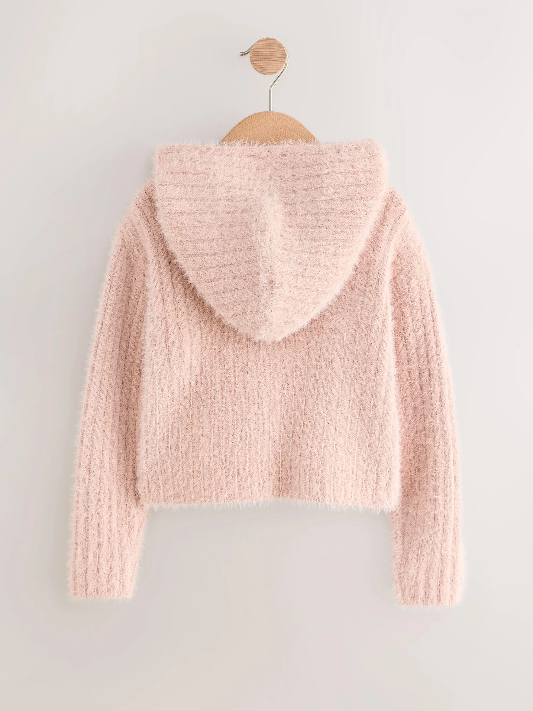 NEXT Fille Sweat à Capuche Duveteux Zippé