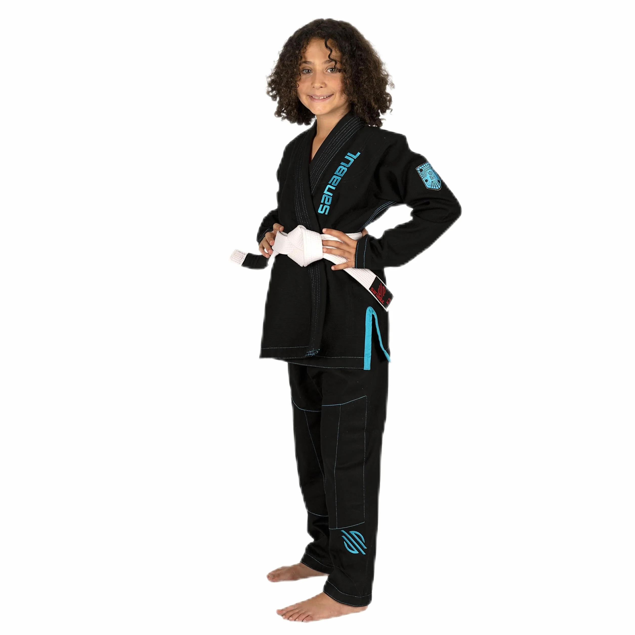 Sanabul Future Legend BJJ Gi Jiu Jitsu Brésilien Enfant Noir/Bleu K1
