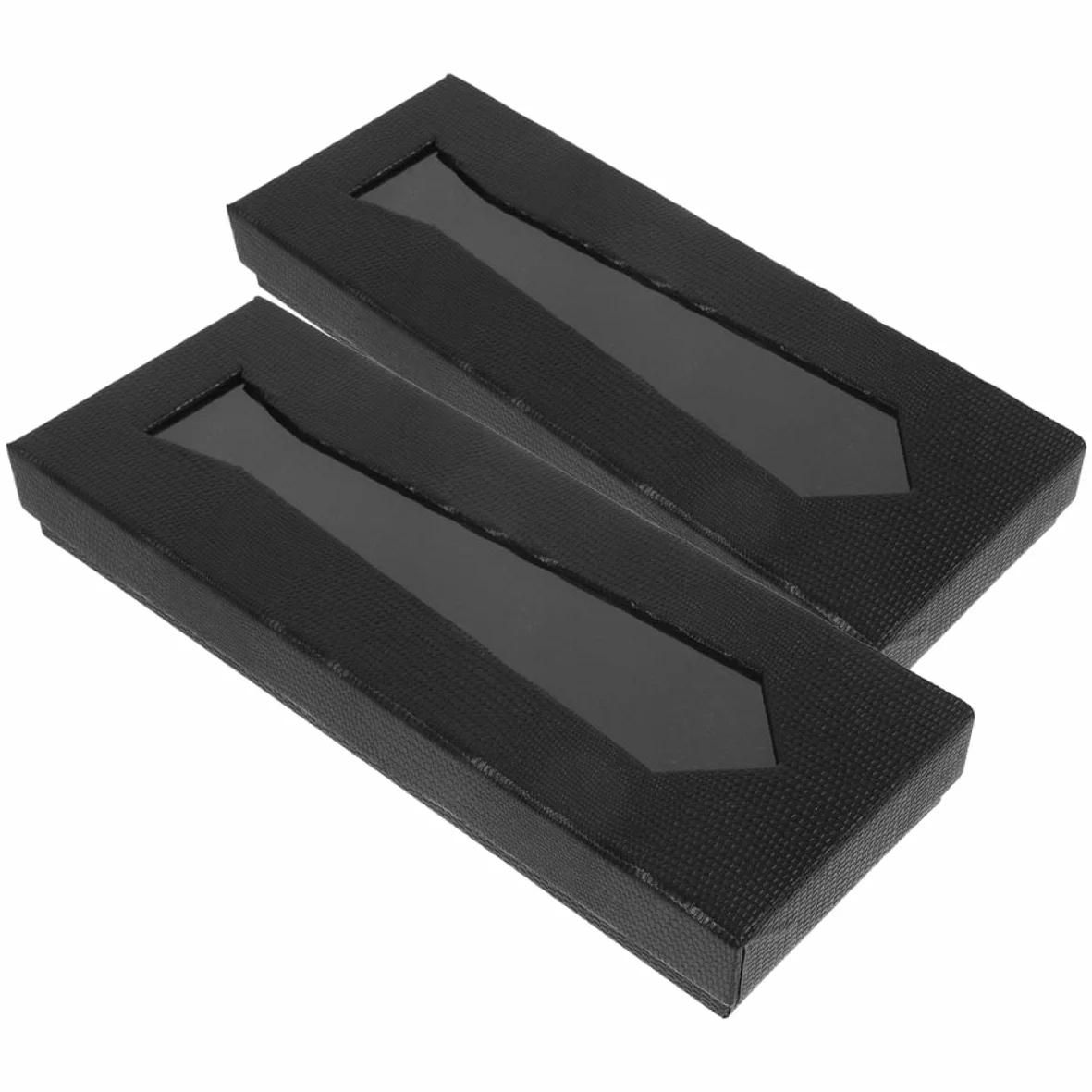 DEARMAMY Boîte À Cravates Élégante Coffret Cadeau En Carton Robuste Rangement Compact Pour Voyage