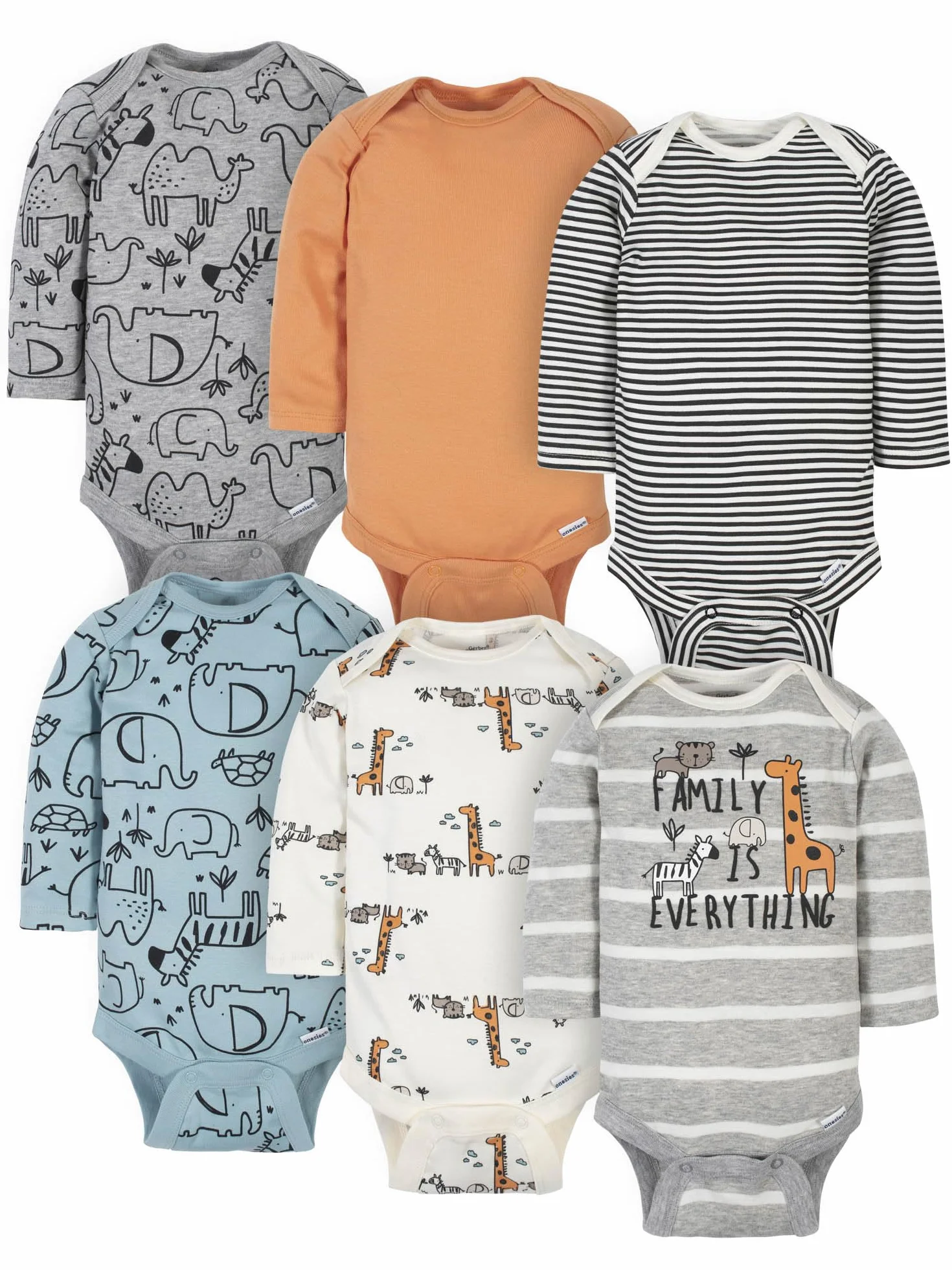 Gerber Ensemble de T-Shirt Bambins Lot de 6 Bébé Fille