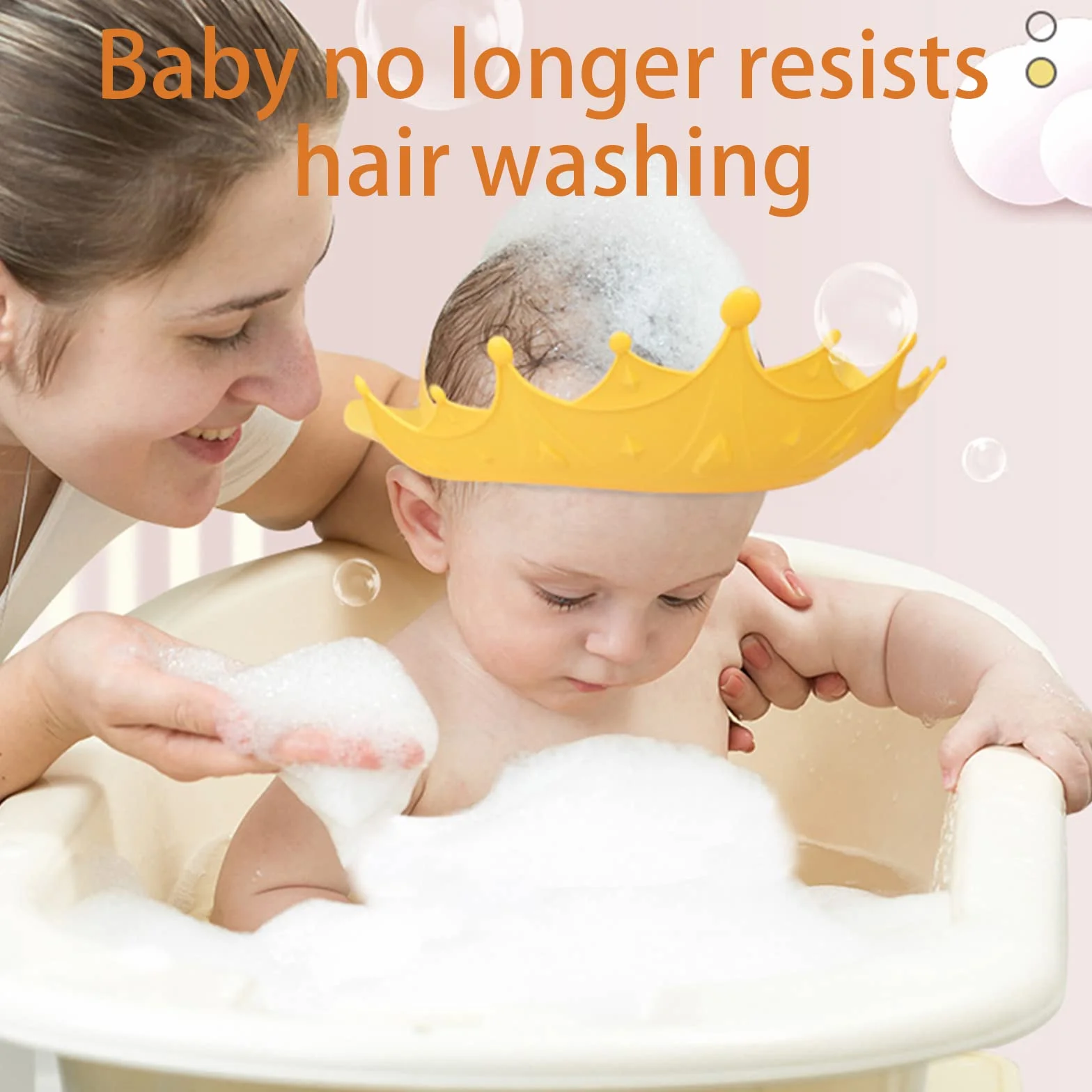 Casquette de Bain Bébé Visière Réglable Protège Oreilles et Yeux Enfant Bonnet de Douche