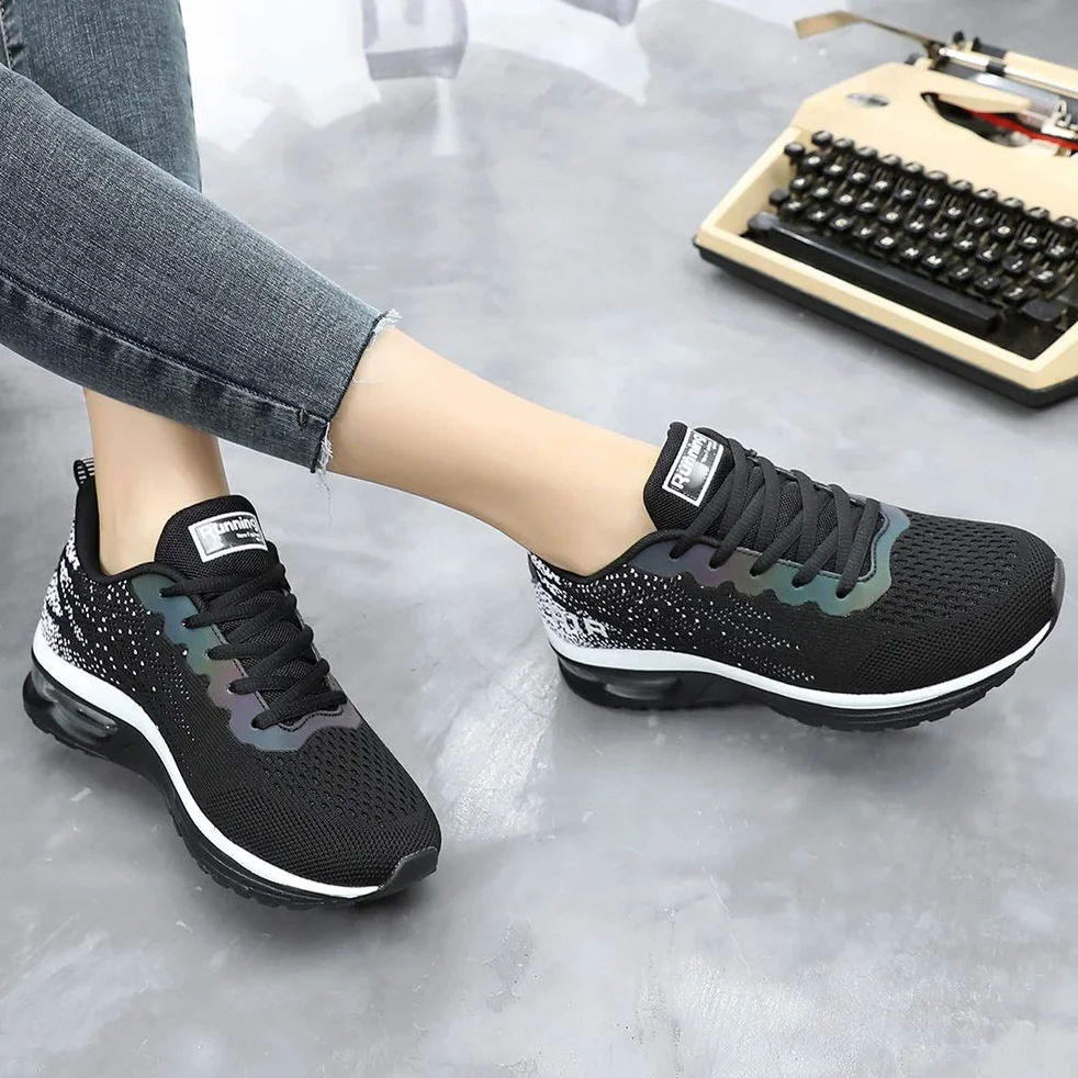 FLARUT Chaussures de Course à Pied Respirantes Coussin d'air pour Homme Femme Unisexe