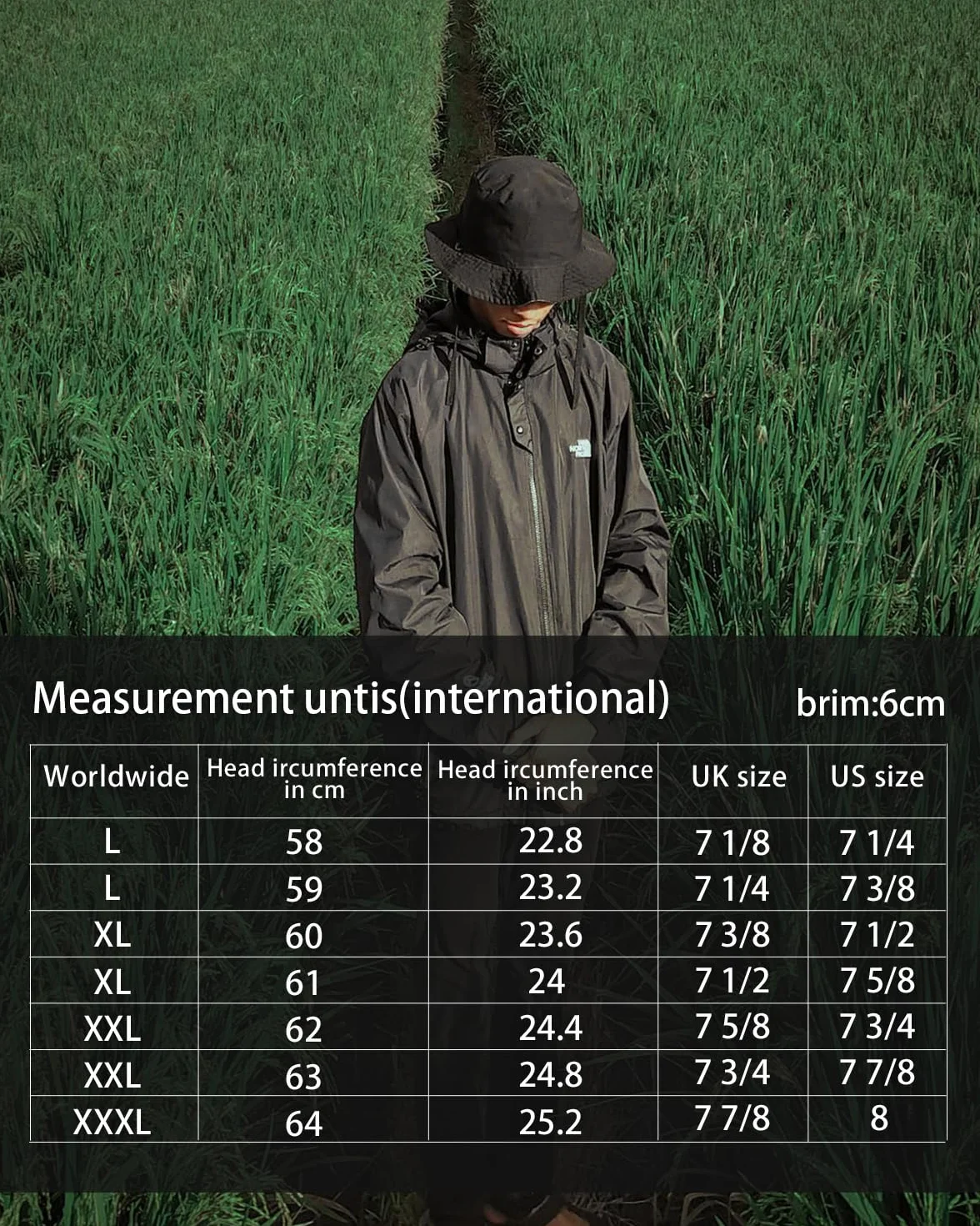 Chapeau de Pêche Oversize UPF 50+ Anti-UV Séchage Rapide Léger