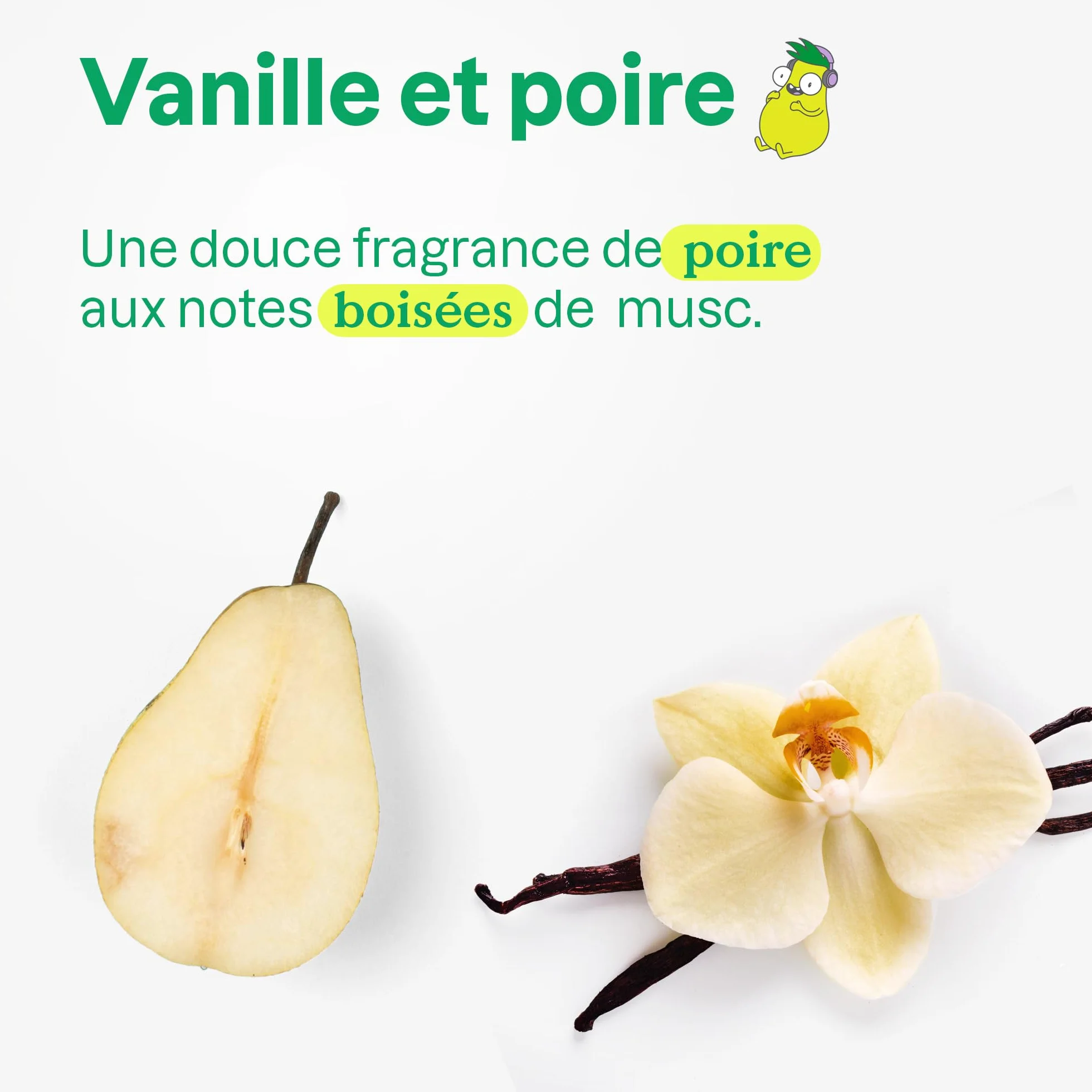 ATTITUDE Après-Shampooing Enfant Cheveux Secs Vanille & Poire 240 mL