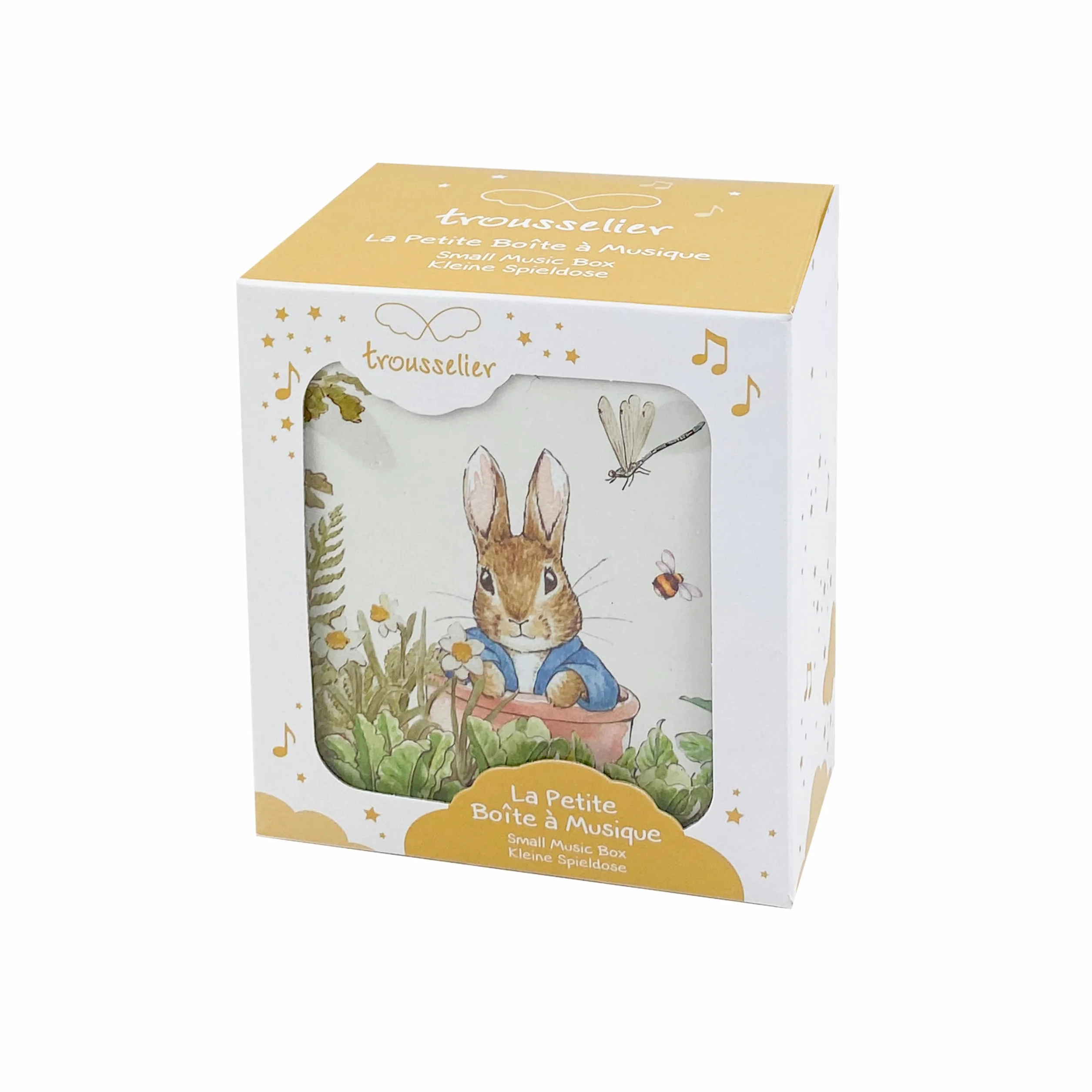 TROUSSELIER Pierre Lapin Peter Rabbit Boîte à Trésors & Bijoux Musicale Colori Vert