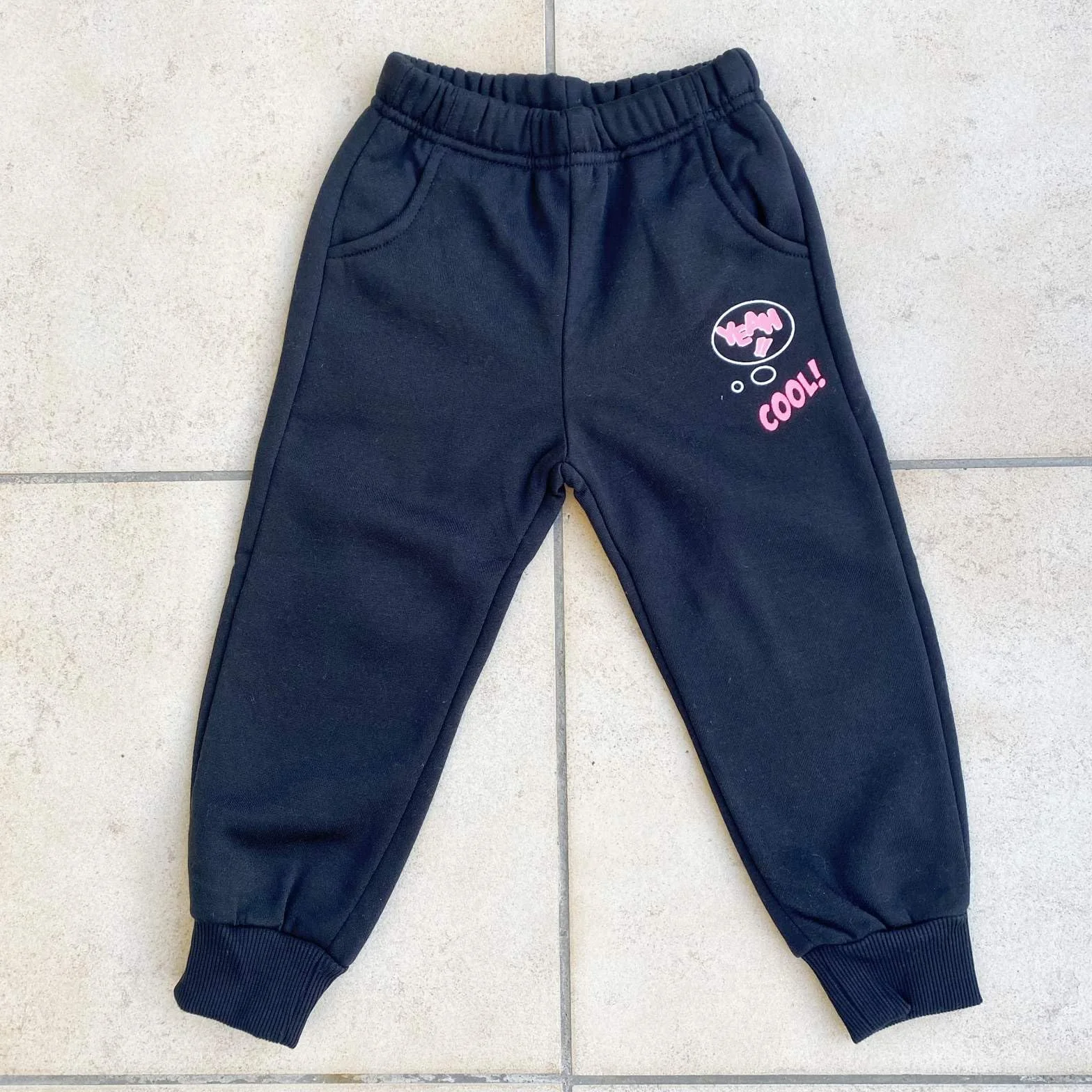Elim Ensemble survêtement fille imprimé sweat manches longues col rond pantalon jogging enfant