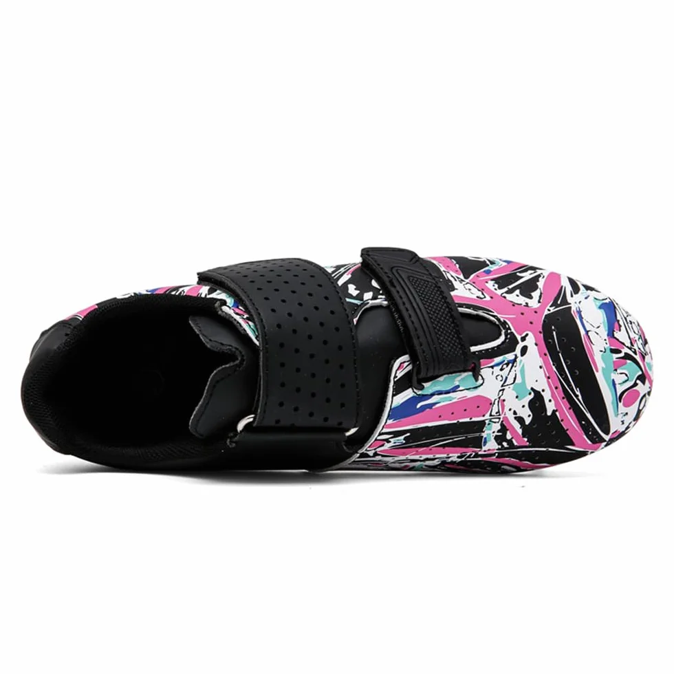 Femmes Chaussures Vélo de Route Imperméable Respirant TPU Semelle Compatible SPD