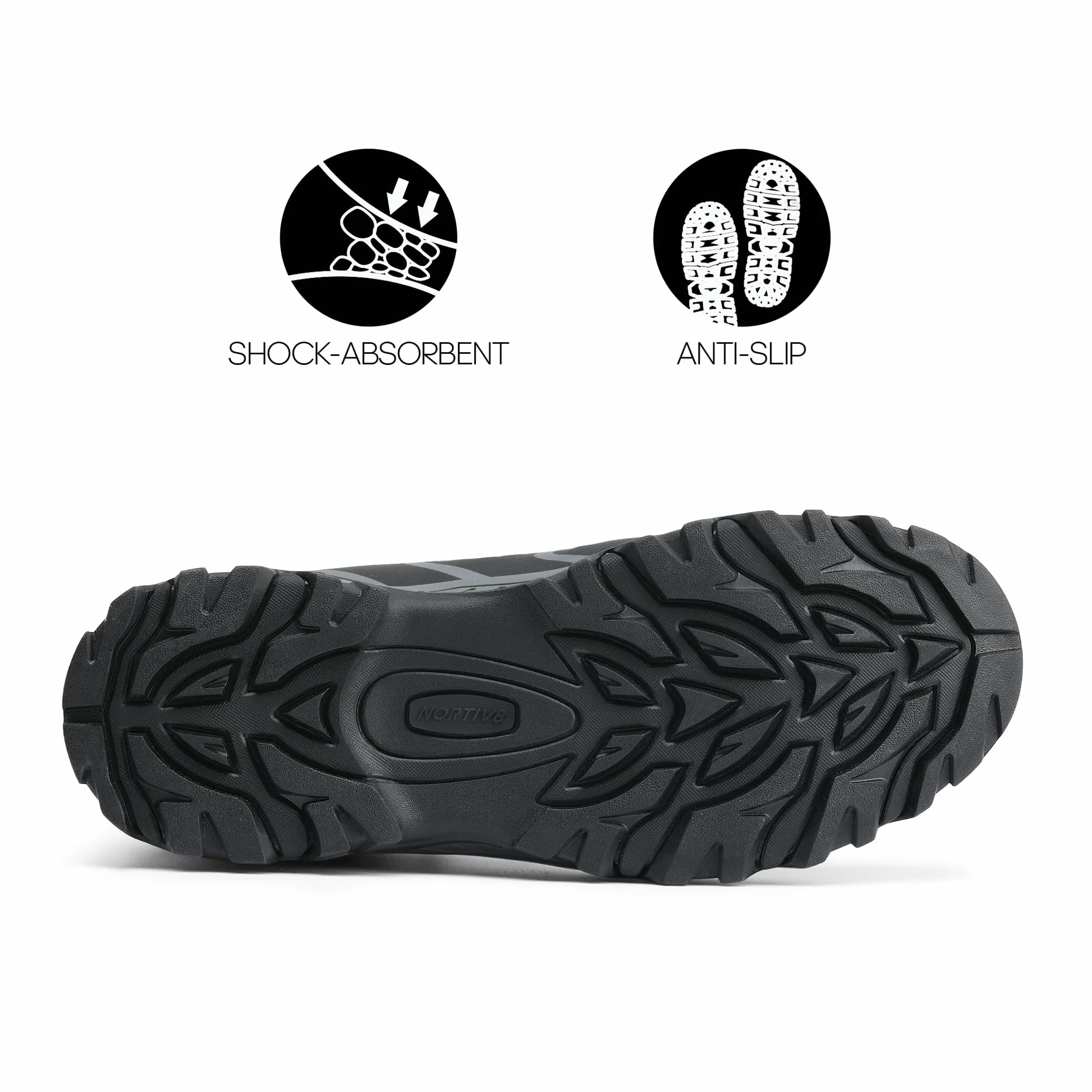 NORTIV 8 Chaussures De Randonnée Imperméables pour Hommes Légères Plein Air