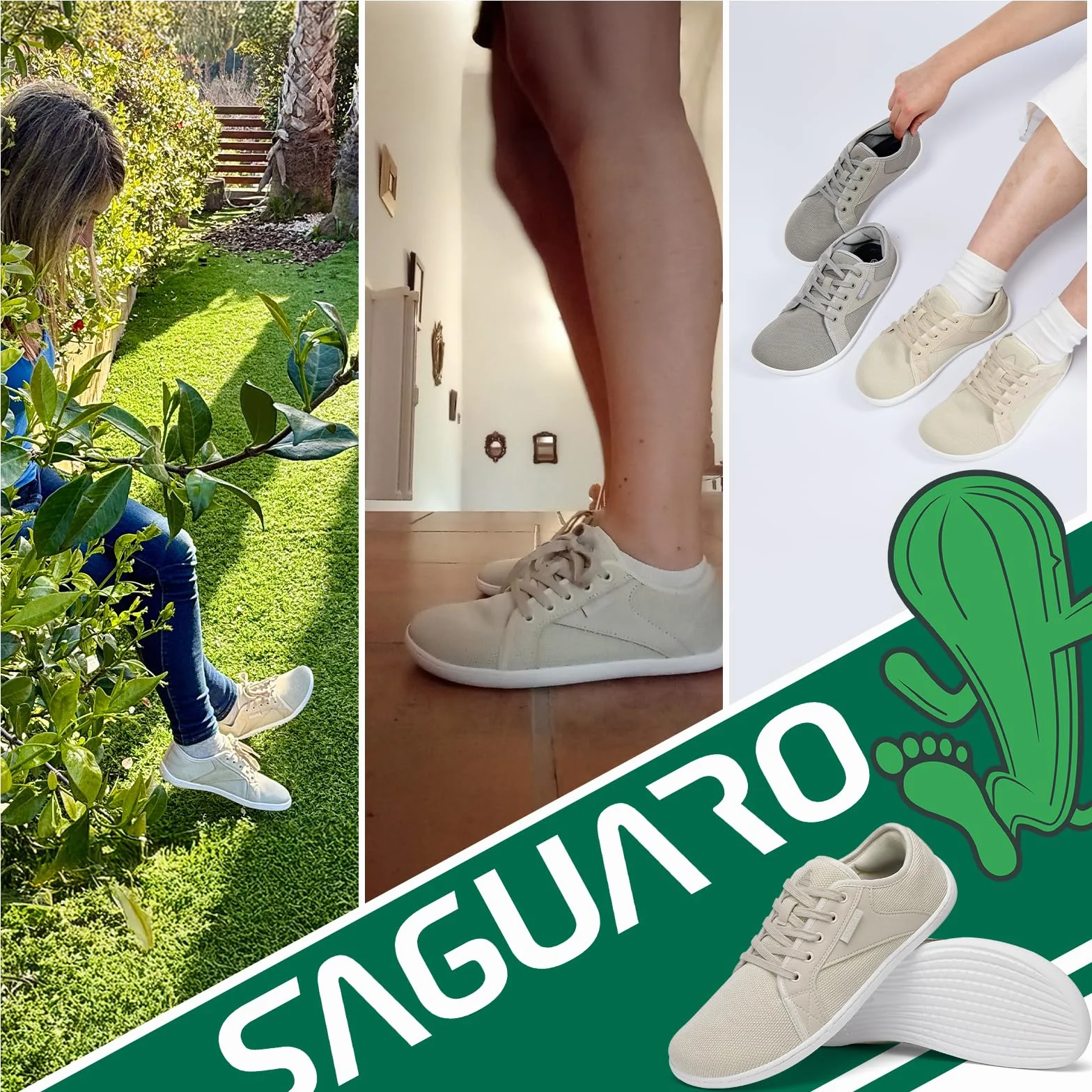 SAGUARO Unisexe Knit Chaussures Pieds Nus Luck Ⅰ Tailles 36-48