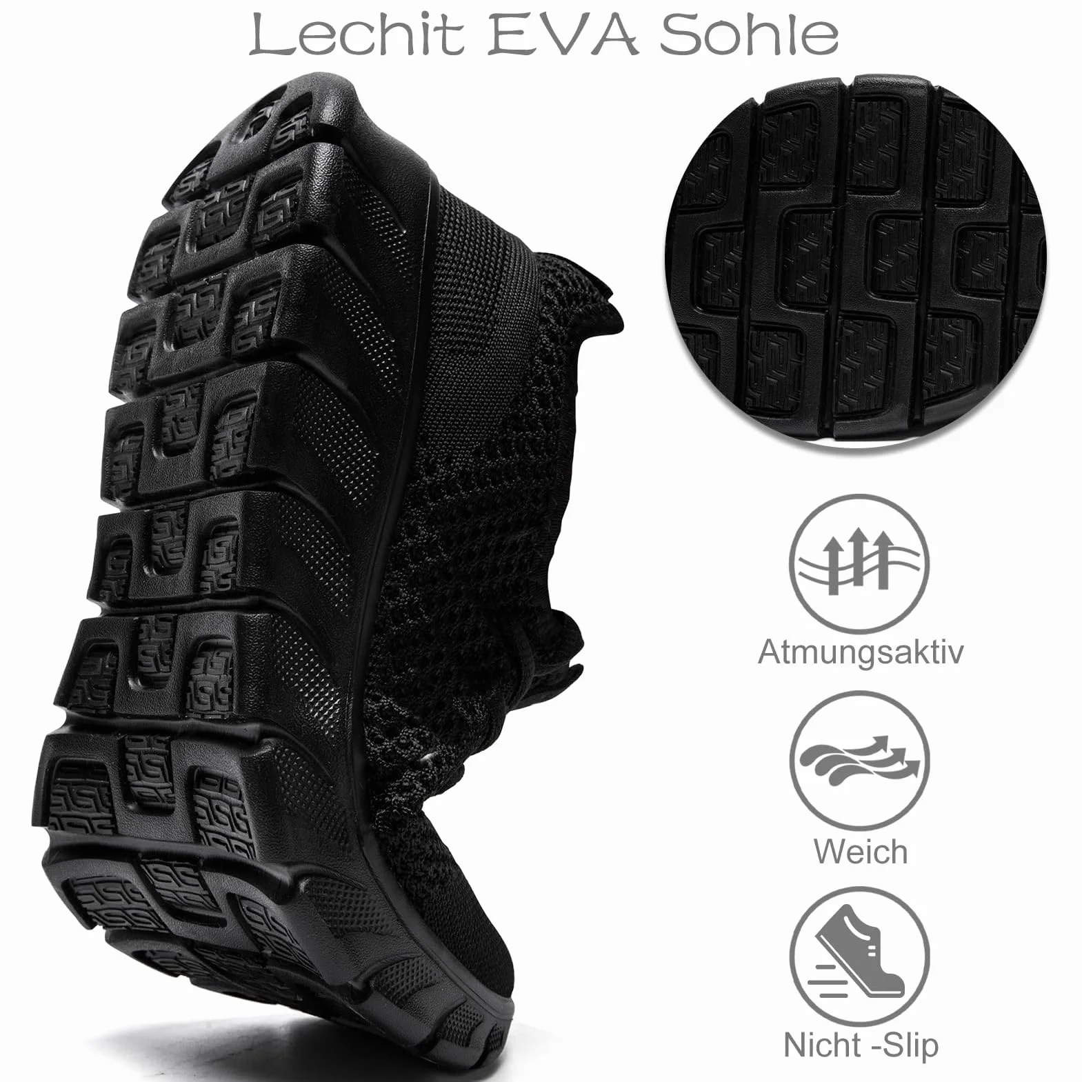 Damyuan Chaussure Running Sport Tennis Sneaker Mesh Fitness Gym