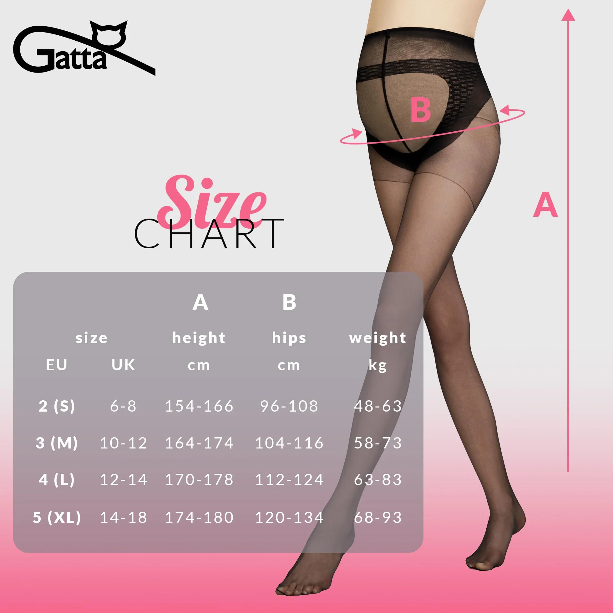 Gatta Body Protect Collants de maternité élastiques maintien du ventre 20/40/100 DEN