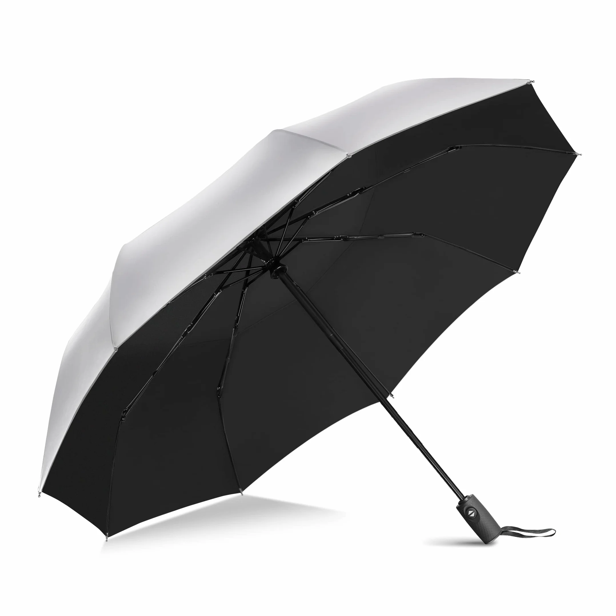 ZOMAKE Parapluie Automatique Pliant UPF 50+ Ombrelle anti UV Compact Solide anti Tempête Voyage
