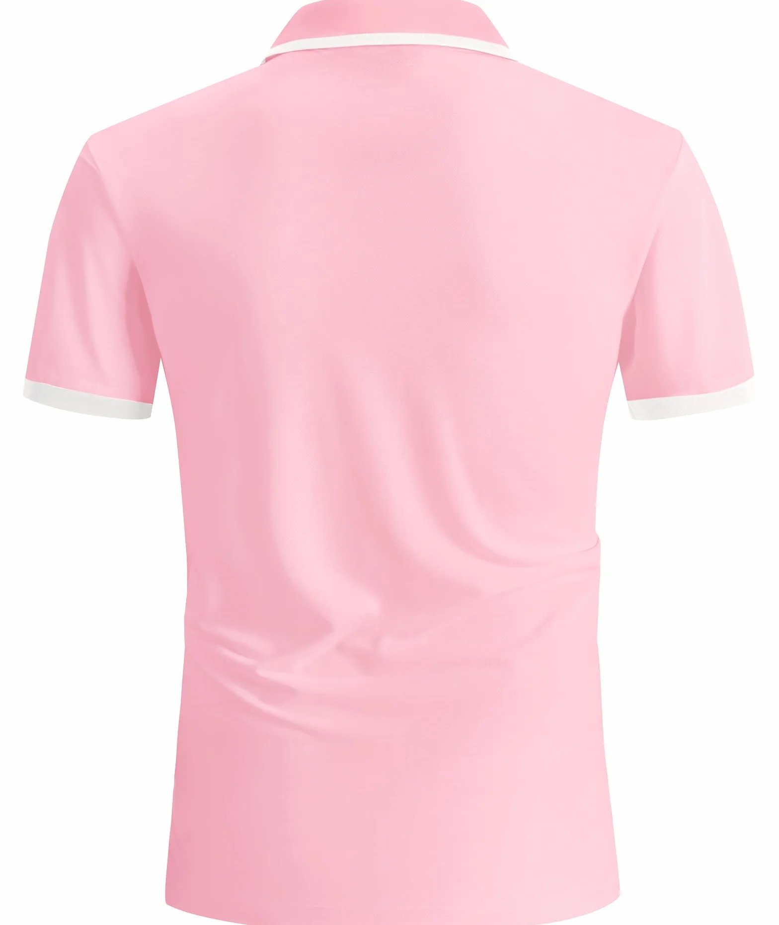 Polos Homme Manches Courtes Sport Tennis Shirt Respirant Fonctionnel avec Poche Chemises Eté Golf Extérieur Slim Fit Polo Hommes Golf Poche Poitrine Regular Fit Tshirt