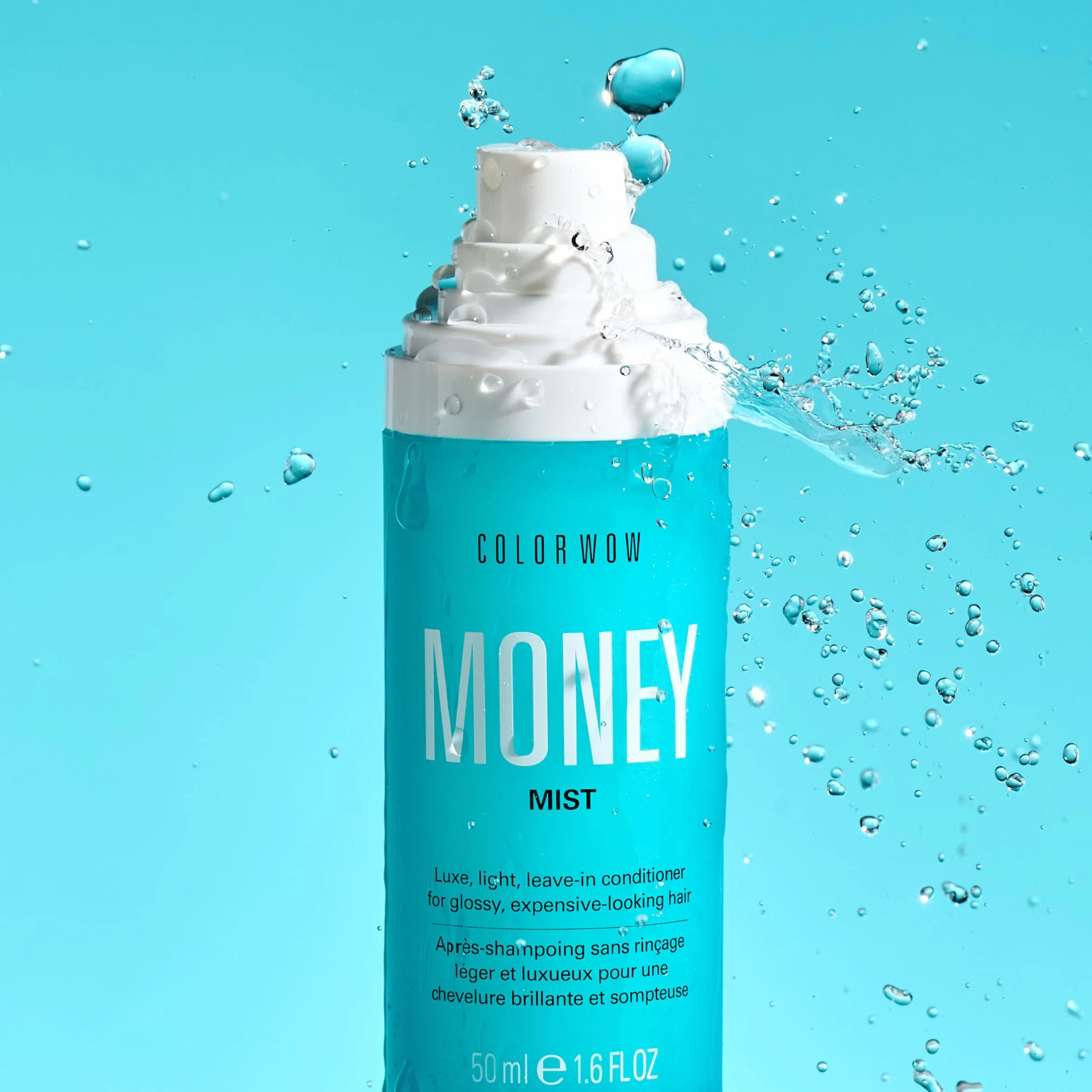 COLOR WOW Money Mist Après-Shampoing Hydratant Ultra-Léger Démêle Fortifie 50 ml
