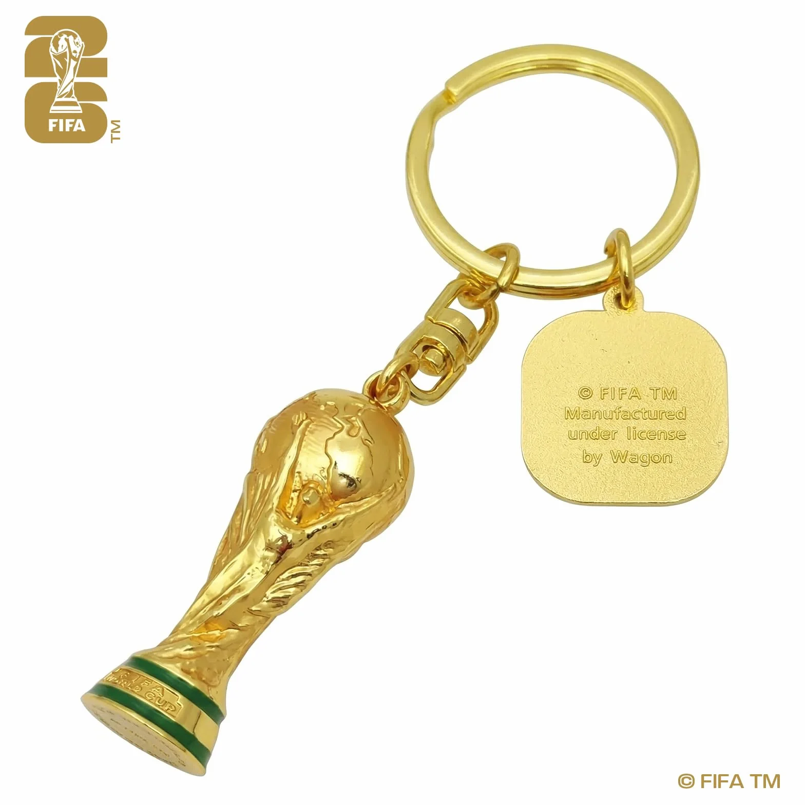 Porte-clés Officiel FIFA Coupe du Monde 2026 – Alliage de Zinc Premium