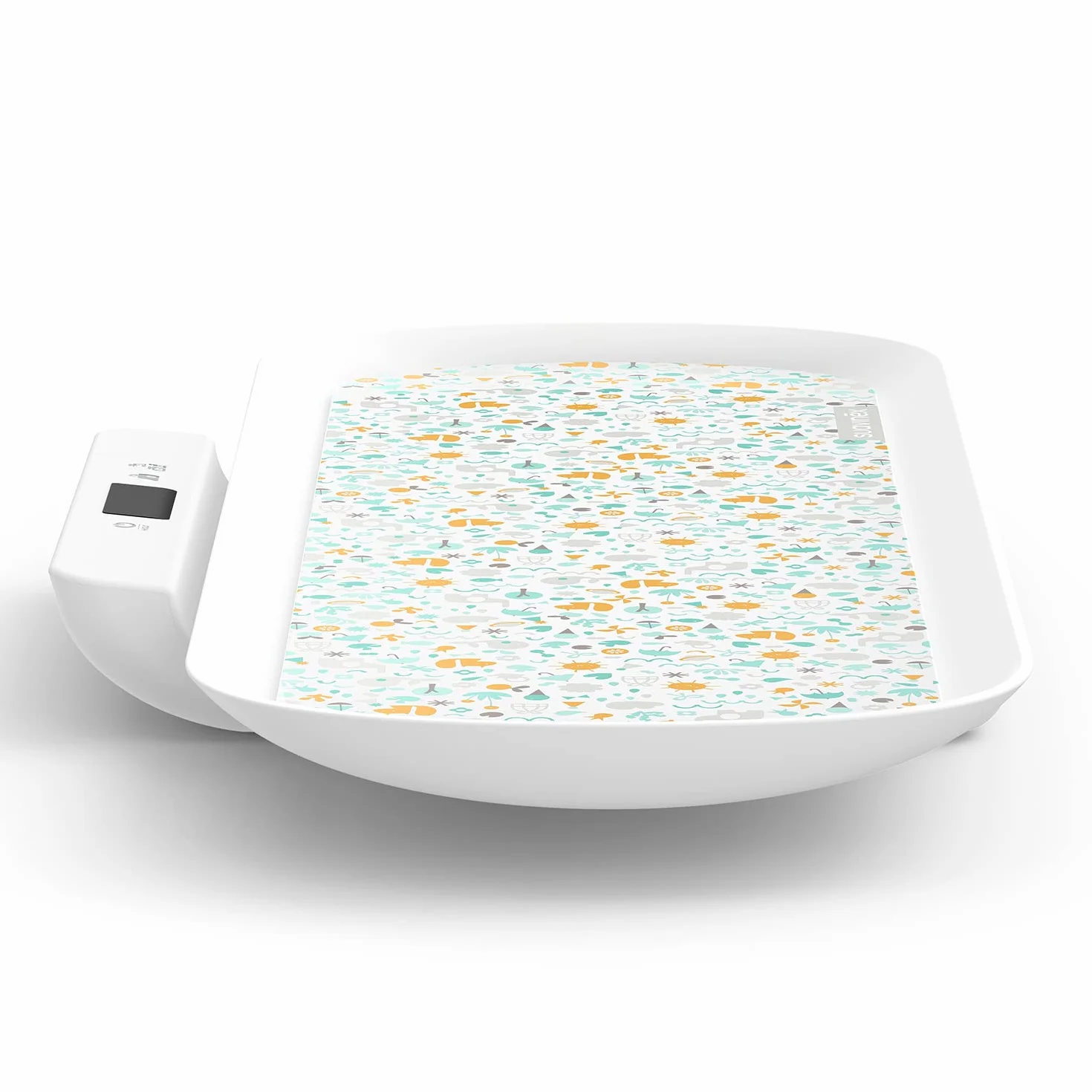 SUAVINEX Balance numérique bébé adulte Bluetooth 1-100 kg plateau amovible blanc