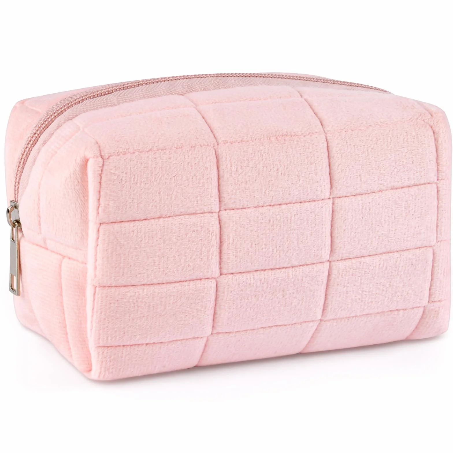 Grande Trousse de Maquillage Aucuu, Sac Cosmétique de Voyage avec Fermeture éclair Motif Floral