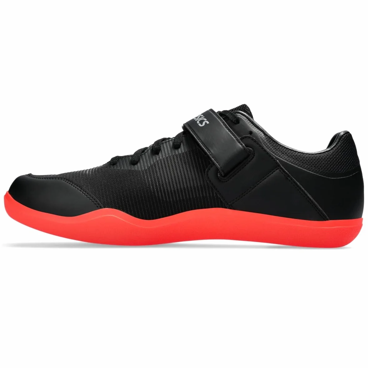 Asics Throw Pro 3 Chaussures d'athlétisme Noir/Argent Pur