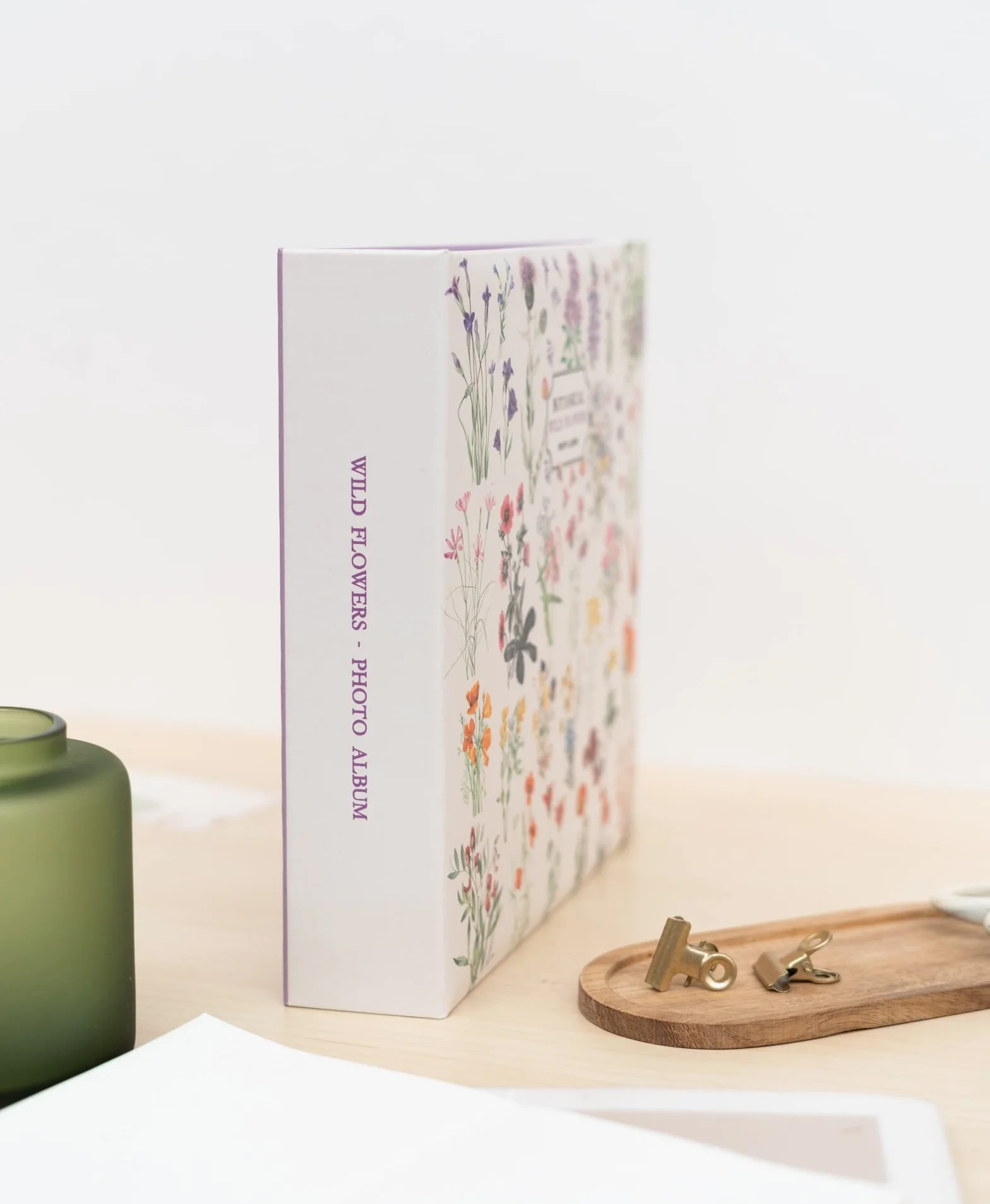 Grupo Erik Album Photo 10x15 cm Botanical Wild Flowers 200 Pochettes Couverture Rigide Blanc