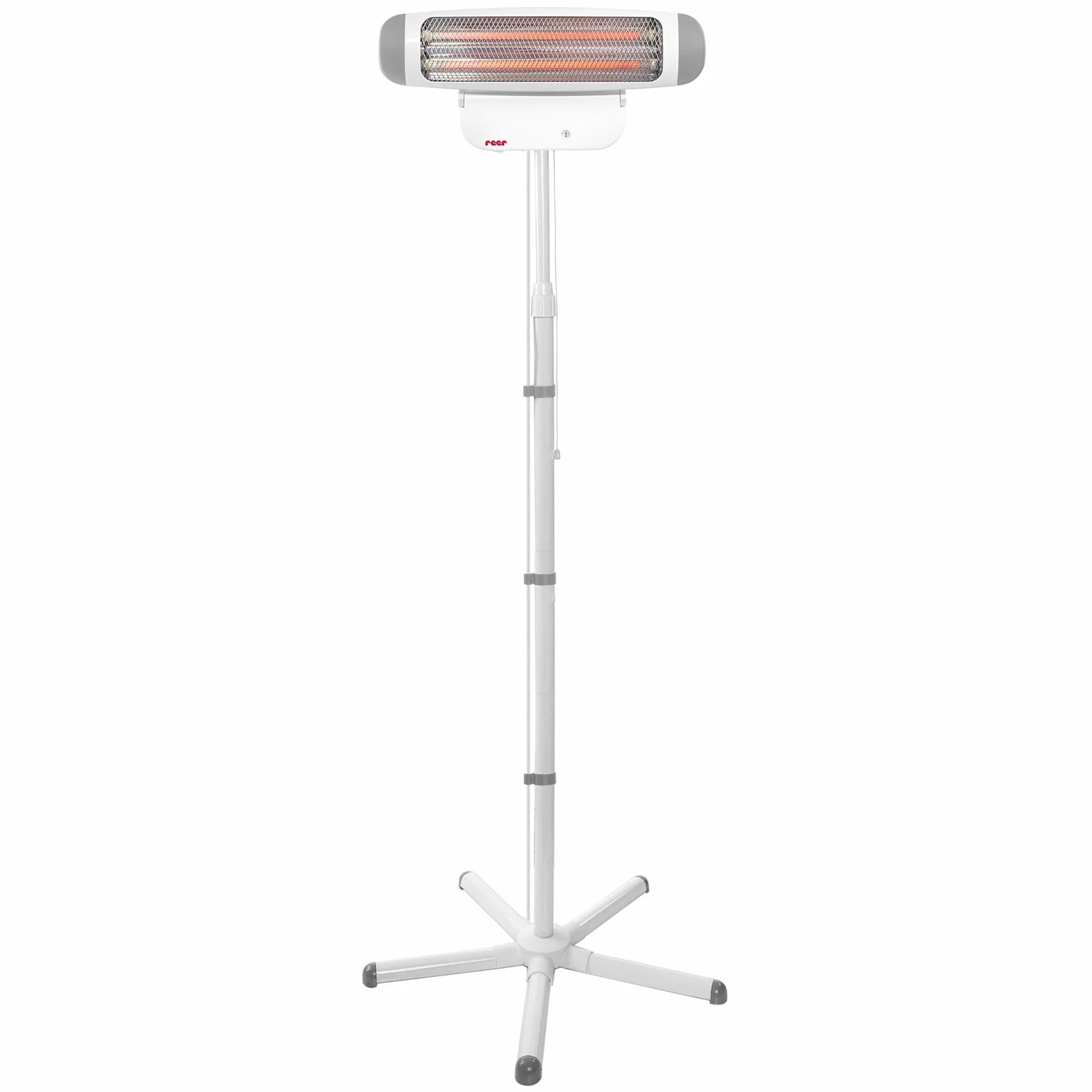 reer Le radiateur thermique 2en1 chauffage rayonnant, blanc/gris