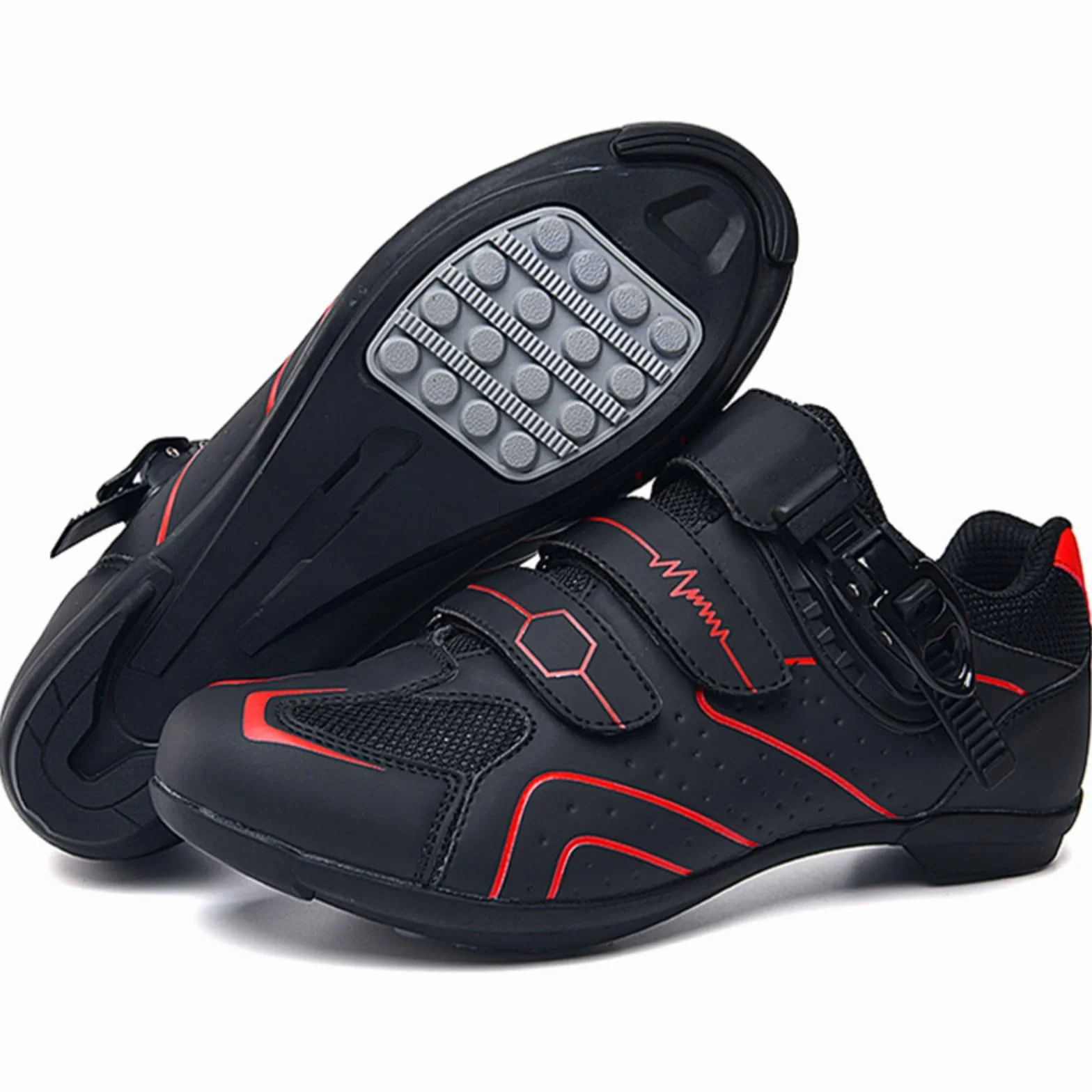Mateju Chaussures Cyclisme Homme Femme 36-47 EU Semelle Caoutchouc Antidérapant Respirant Sport Extérieur