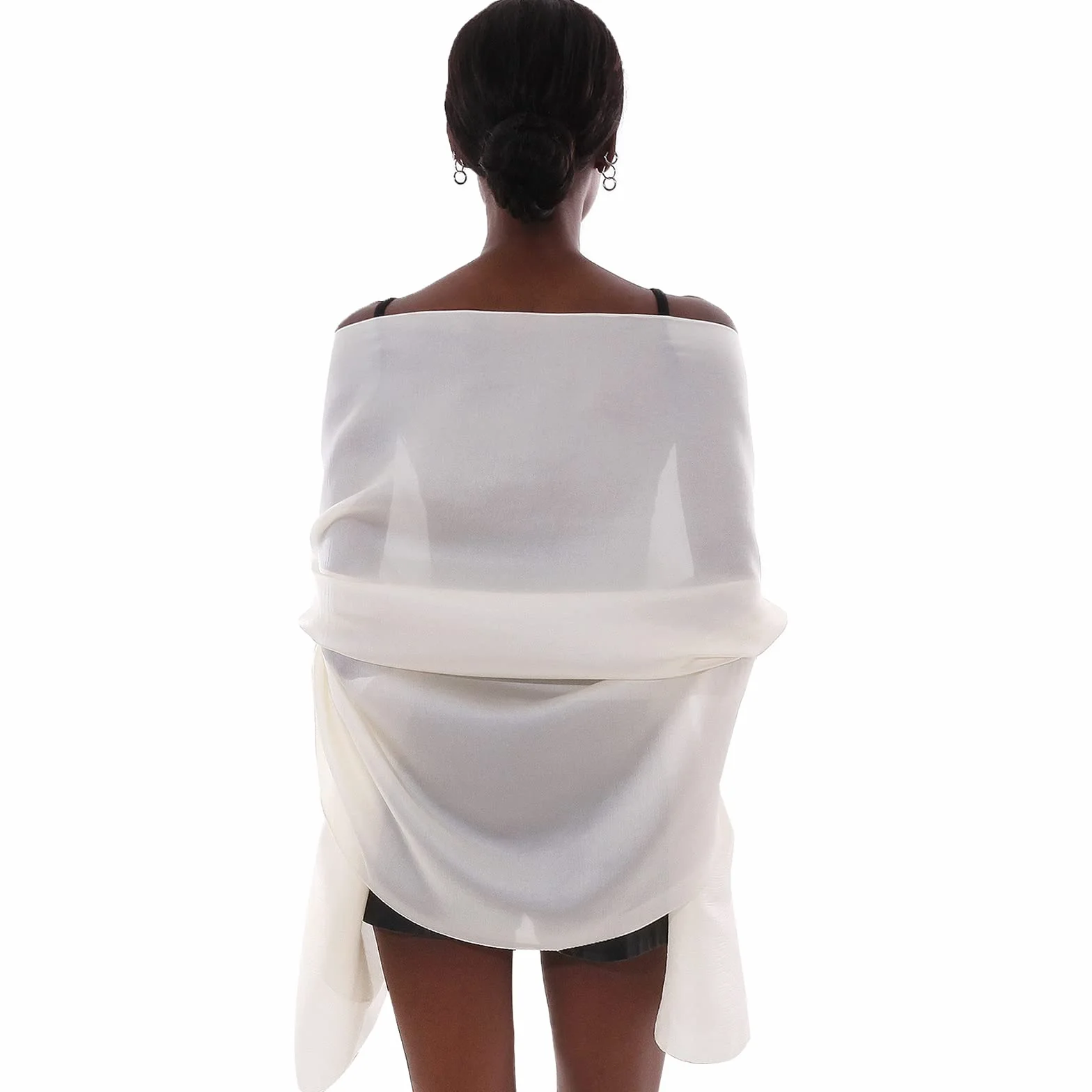 Foulard Pashmina Femme Mariage Soirée Étole Écharpe