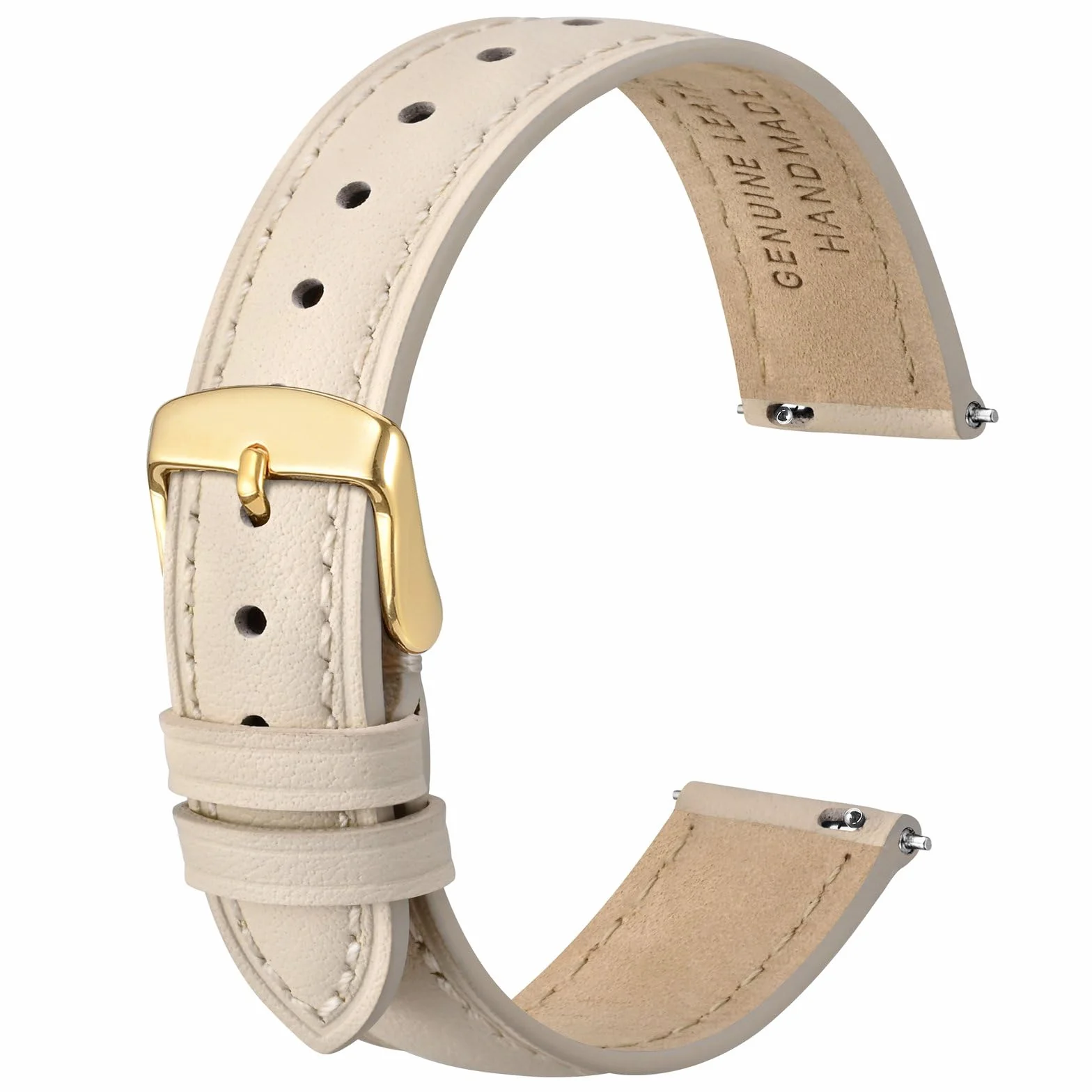 Bracelet de montre en cuir véritable Anbeer, remplacement rapide pour femmes