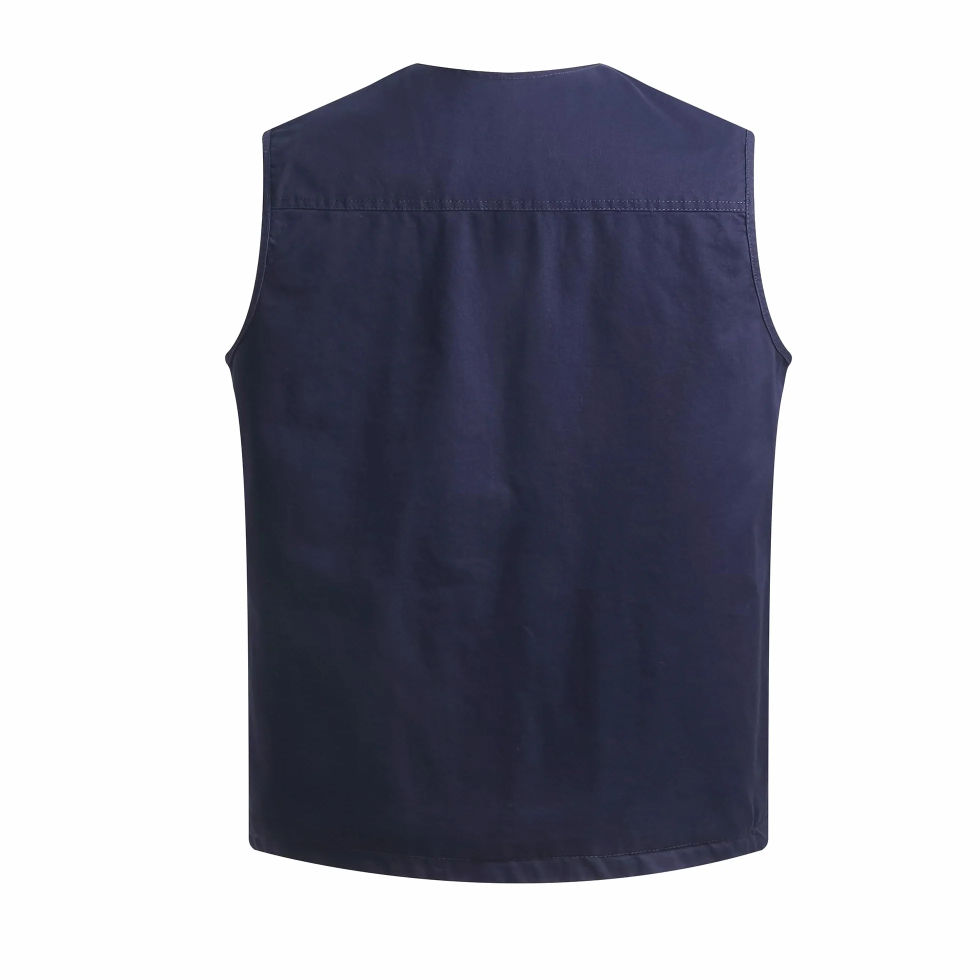Gilet de Pêche Homme Plein air Sport Sans Manche Veste Léger Respirant Multi-Poche