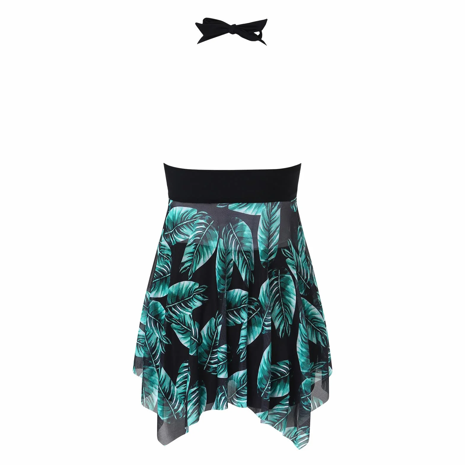 Tankini Maillots de Bain Maternité Shorty Taille Haute Imprimé Floral Tropical col en V Deux Pièces Grande Taille