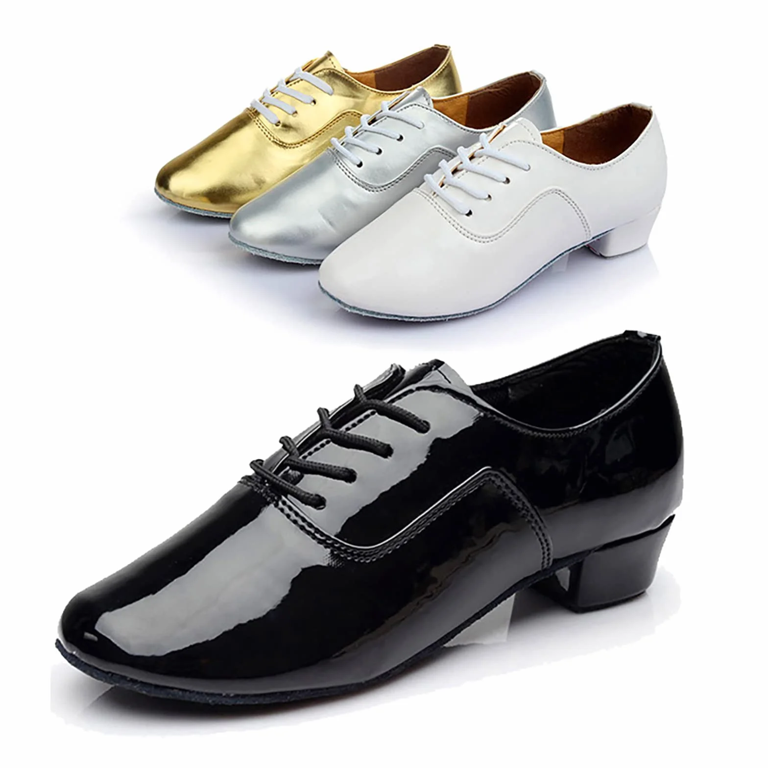Chaussures de danse latines unies pour homme - modernes